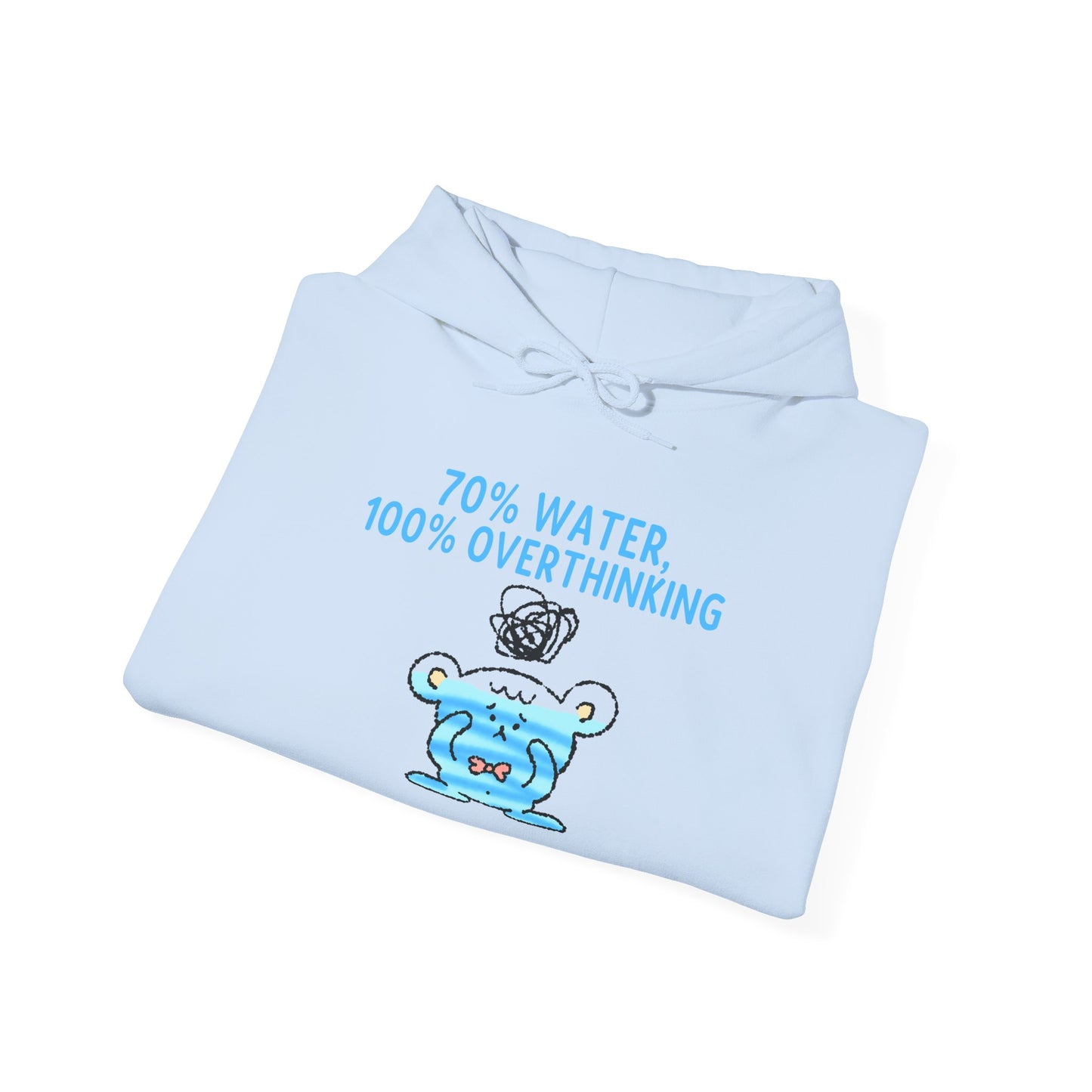 Whimsical Overthinking Hoodie | Unisex Heavy Blend Sweatshirt | Funny Gift for Anxiety, Cozy Wear for Students, Birthday Present