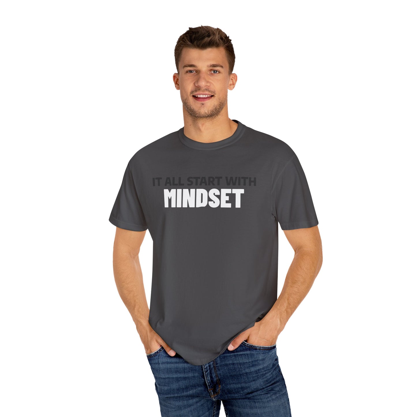 Mindset Motivational Unisex T-shirt, Empowering Tee, Gift for Self-Care Enthusiasts, Trendy Casual Wear, Everyday Inspiration