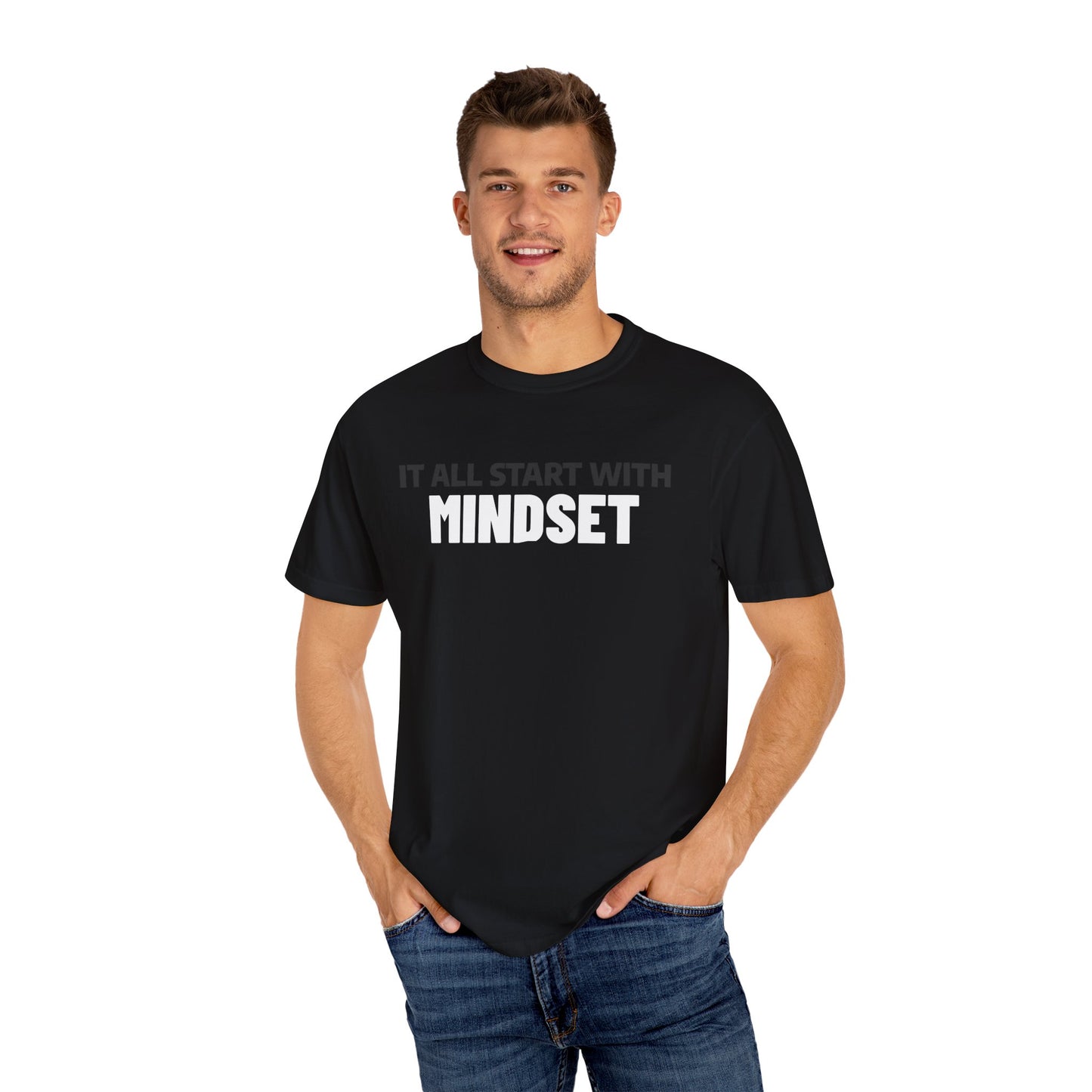 Mindset Motivational Unisex T-shirt, Empowering Tee, Gift for Self-Care Enthusiasts, Trendy Casual Wear, Everyday Inspiration