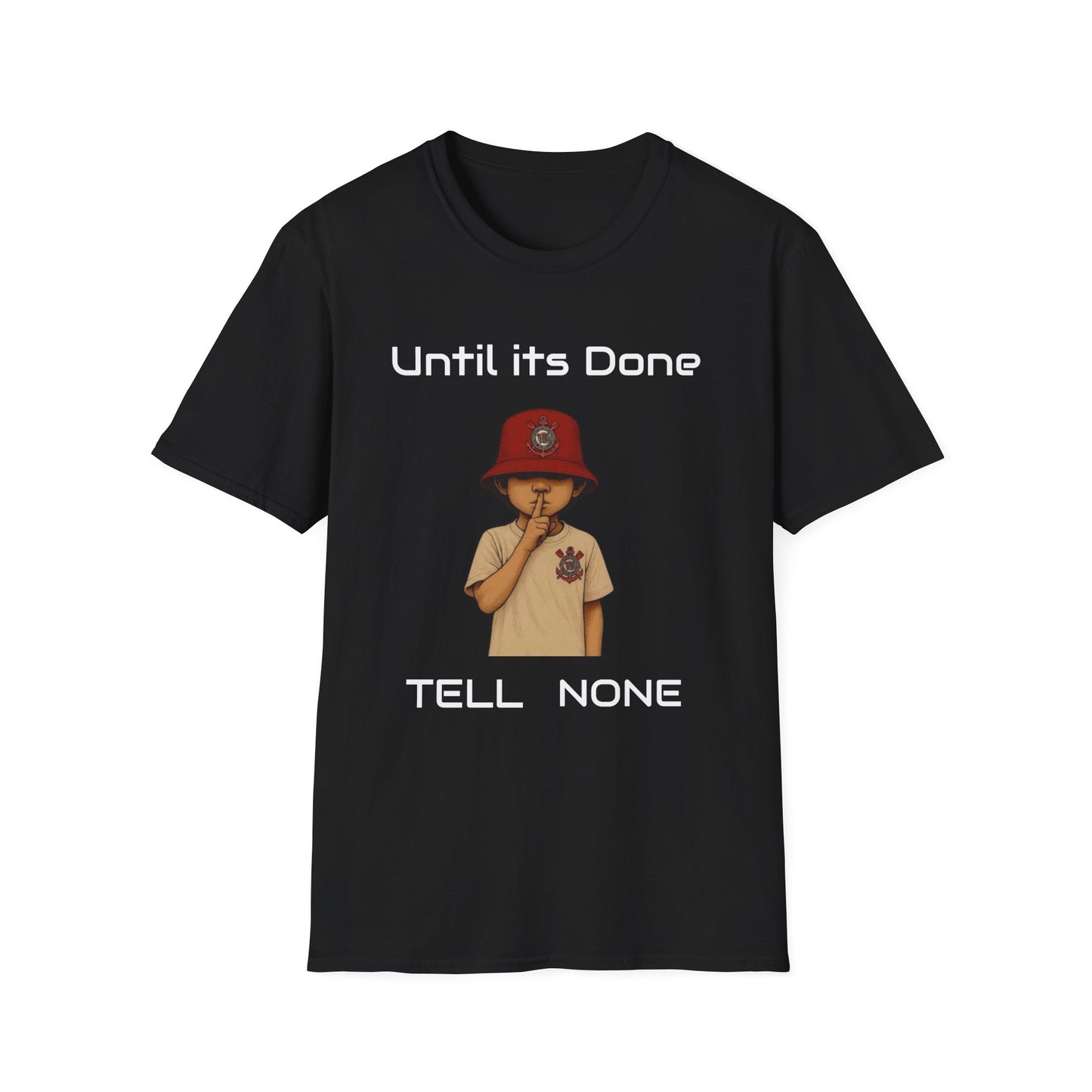Unisex Softstyle T-Shirt with Kid's Playful Design, Trendy Casual Wear, Gift for Kids, Summer Outfit, Fun Graphic Tee
