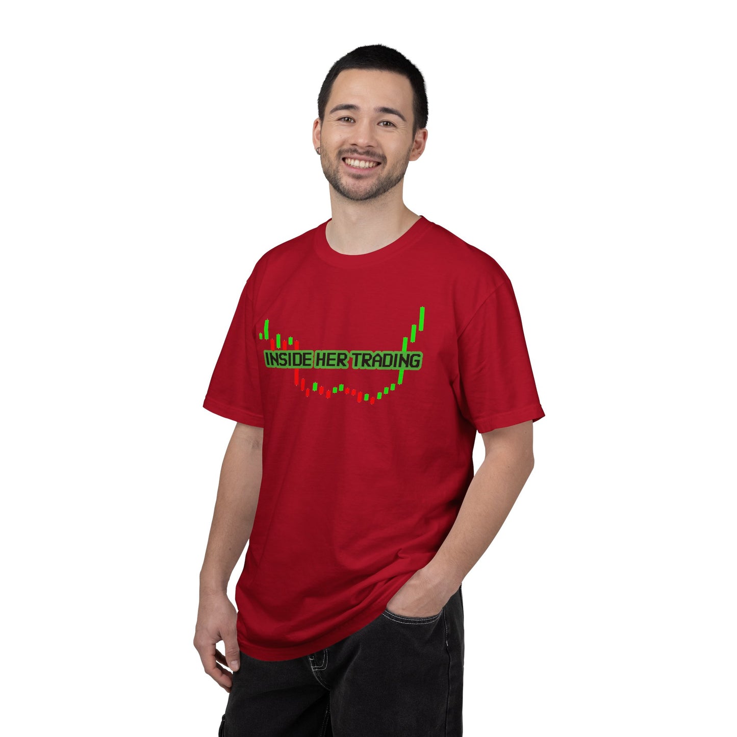 Funny Quote Insider Her Trading Unisex Garment-Dyed T-shirt for Boyfriend Gift, Crypto Graph Tee, Finance Shirt, Stock Market Top, Day