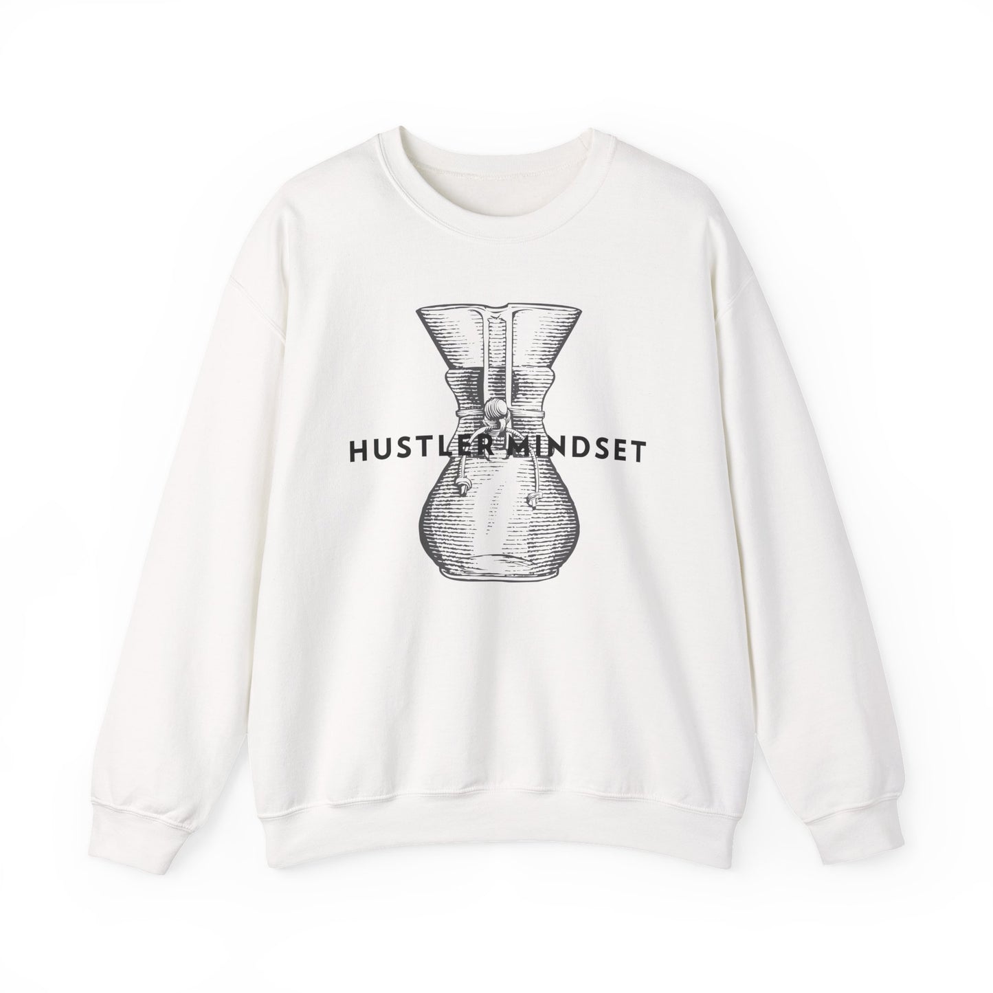 Hustler Mindset Sweatshirt | Cozy Unisex Crewneck for Entrepreneurs, Casual Wear, Gift for Motivators, Inspirational Apparel