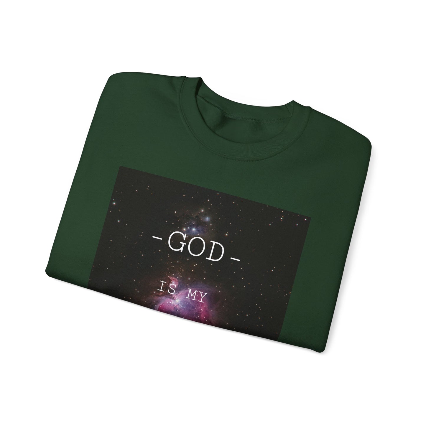 Funny God Is My Sugar Daddy Crewneck Sweatshirt, Religious Humor Gift, Unisex Sweater, Cozy Apparel for Holidays, Faith-Based Fashion