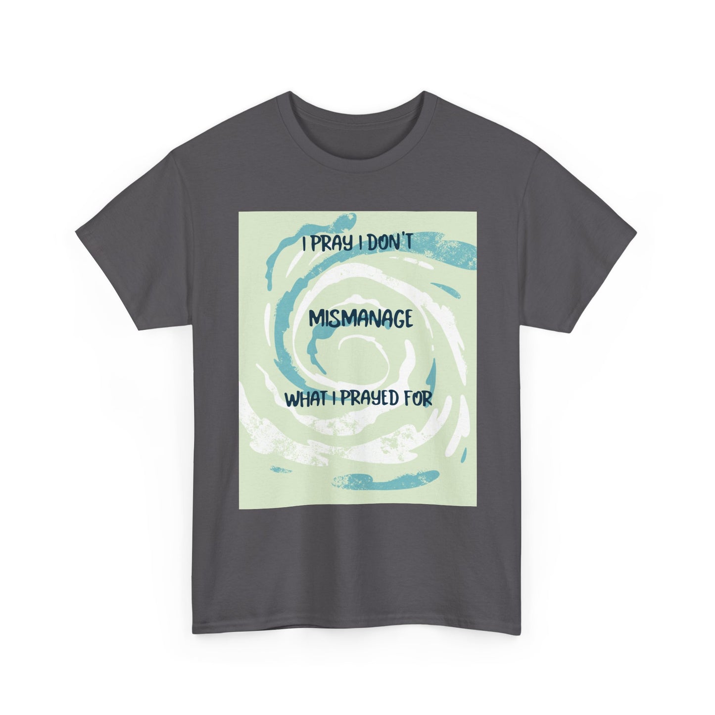 Inspirational Unisex Heavy Cotton Tee, Motivational T-Shirt, Casual Wear, Unique Gift, Faith-Based Apparel