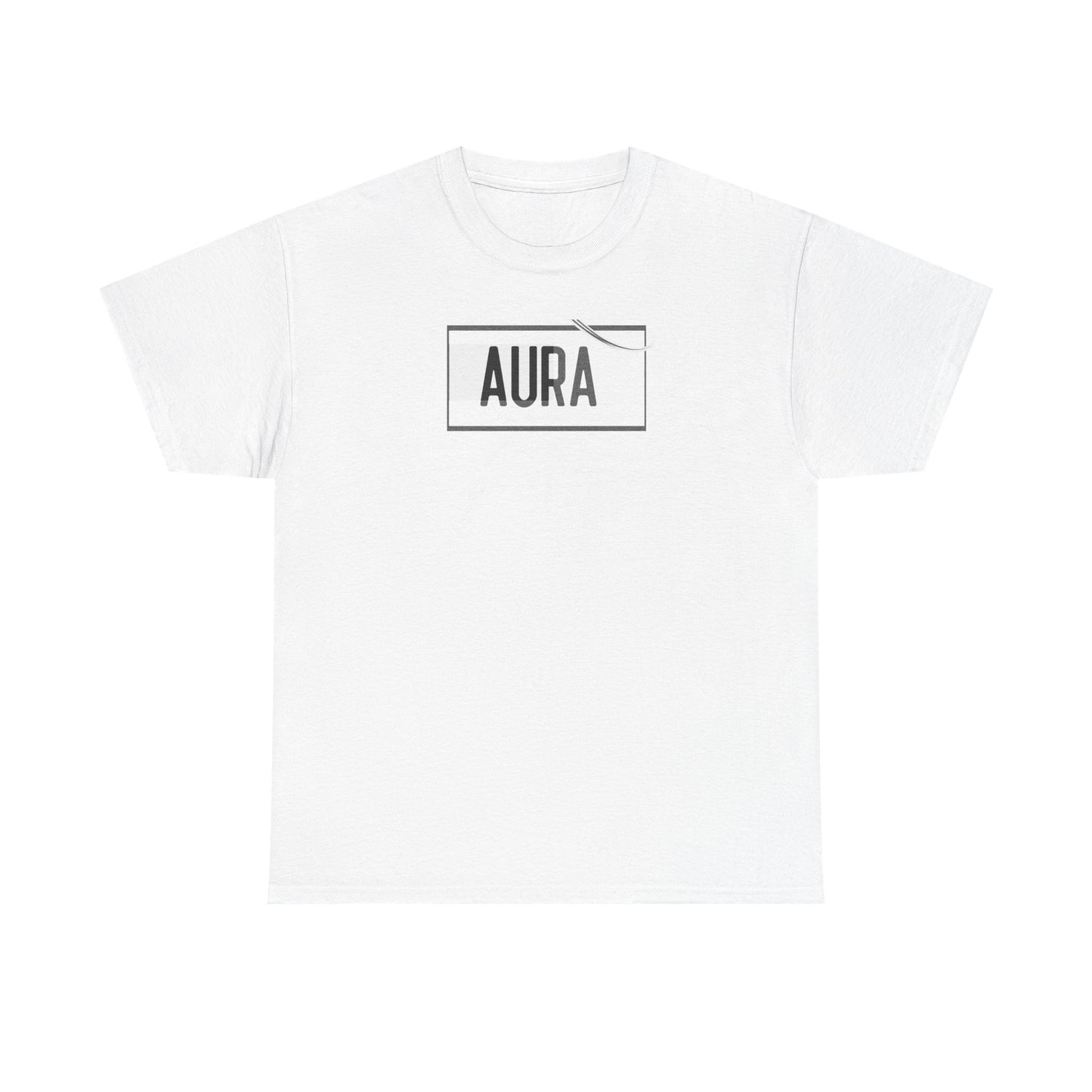 Aura Graphic Unisex Heavy Cotton Tee, Vintage Bird Art Shirt, Casual Summer Wear, Gift for Nature Lovers, Unique Graphic Tee