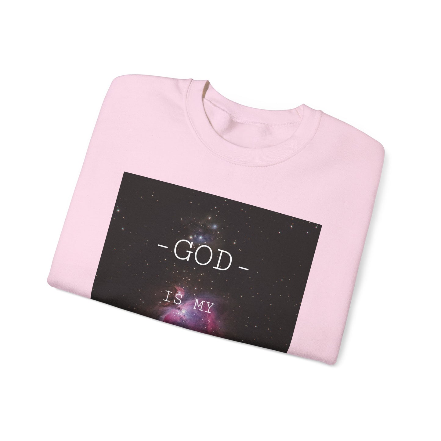 Funny God Is My Sugar Daddy Crewneck Sweatshirt, Religious Humor Gift, Unisex Sweater, Cozy Apparel for Holidays, Faith-Based Fashion