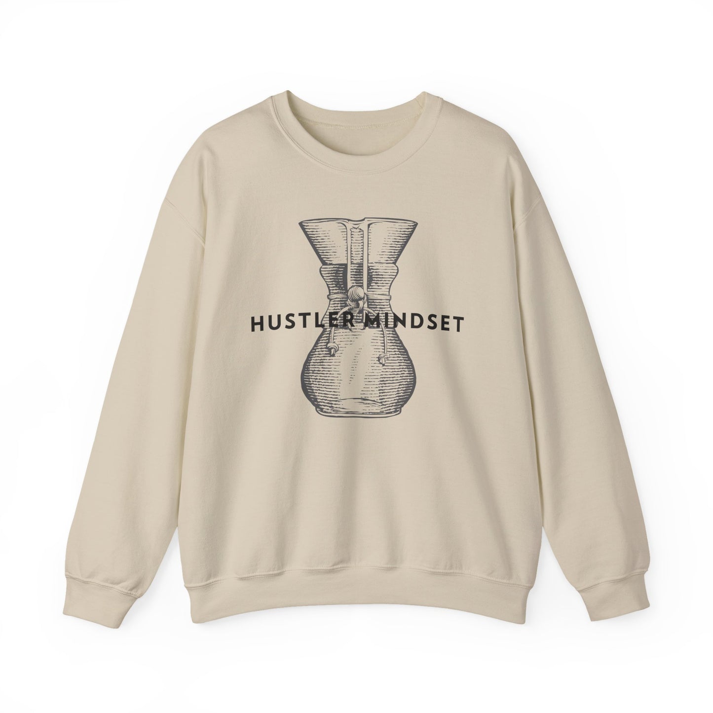 Hustler Mindset Sweatshirt | Cozy Unisex Crewneck for Entrepreneurs, Casual Wear, Gift for Motivators, Inspirational Apparel