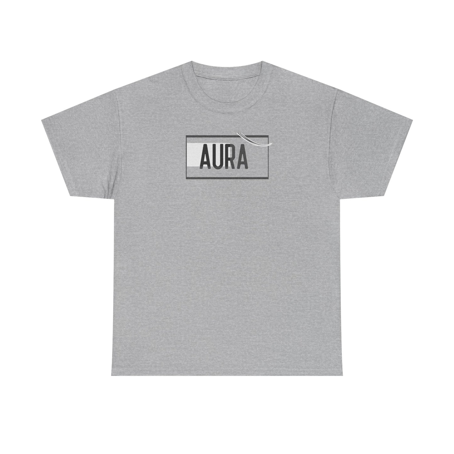 Aura Graphic Unisex Heavy Cotton Tee, Vintage Bird Art Shirt, Casual Summer Wear, Gift for Nature Lovers, Unique Graphic Tee