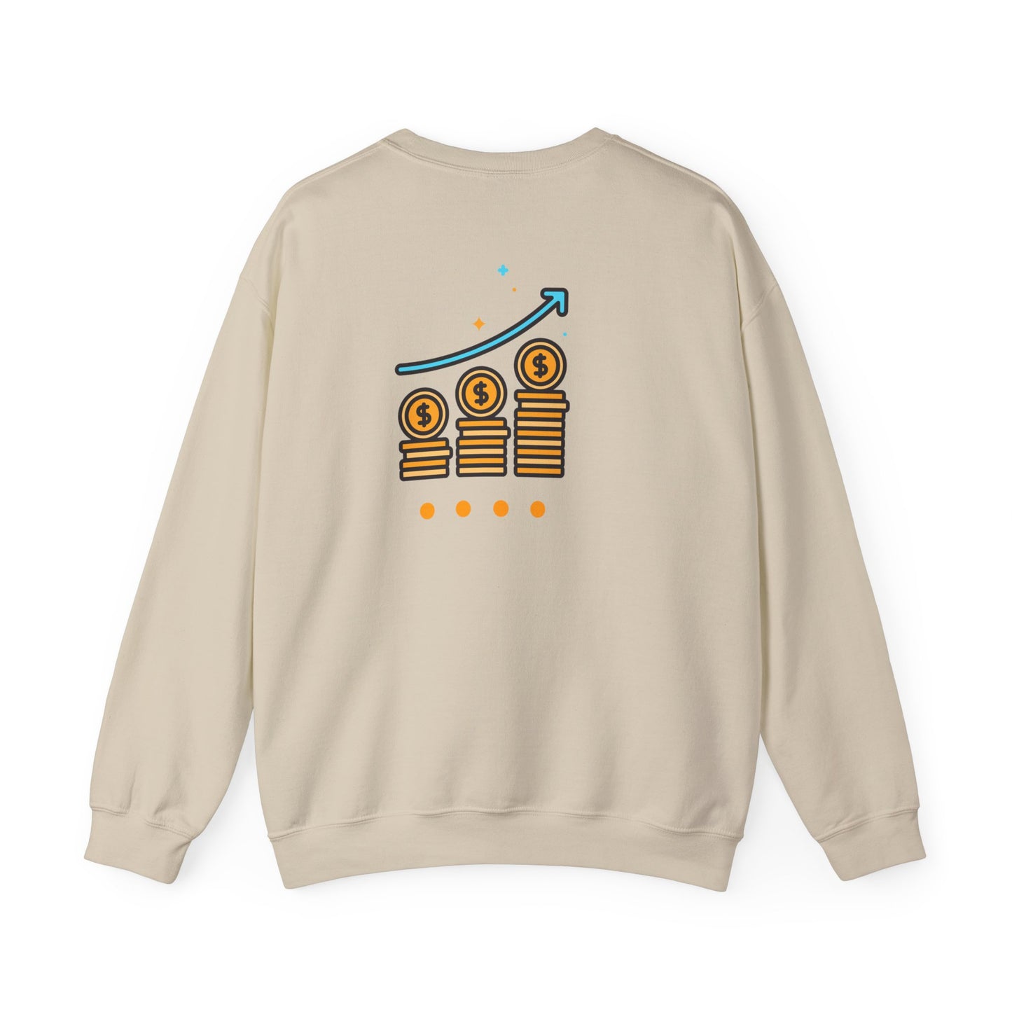 Motivational Crewneck Sweatshirt - D.I.P. Down Isn't Permanent, Inspirational Gift, Unisex Apparel, Cozy Fashion, Goal-Setting Clothing
