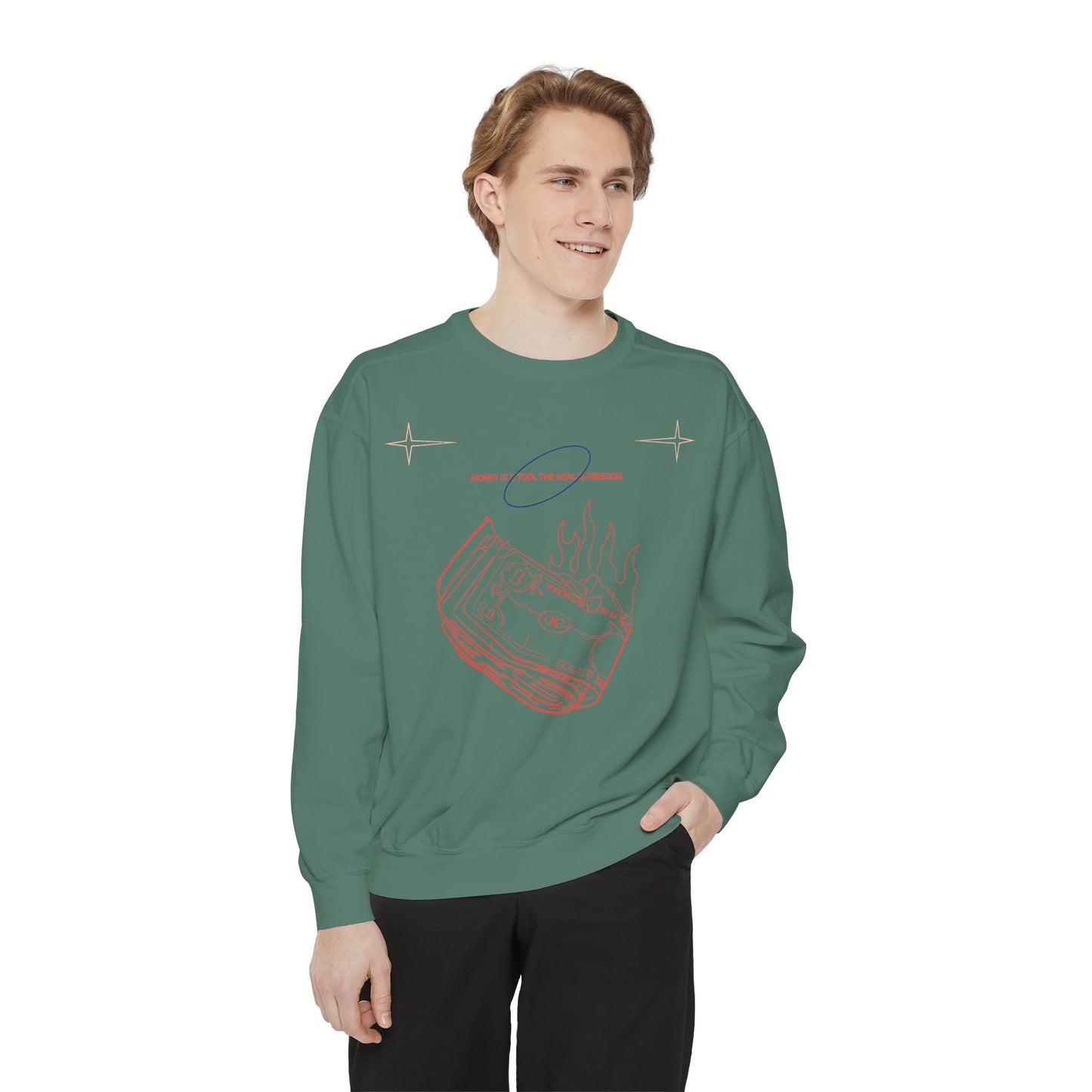 Cosmic Vibes Sweatshirt - Relaxed Unisex Apparel, Perfect for Cozy Nights, Gift for Friends, Astrology-Inspired Fashion, Casual Wear