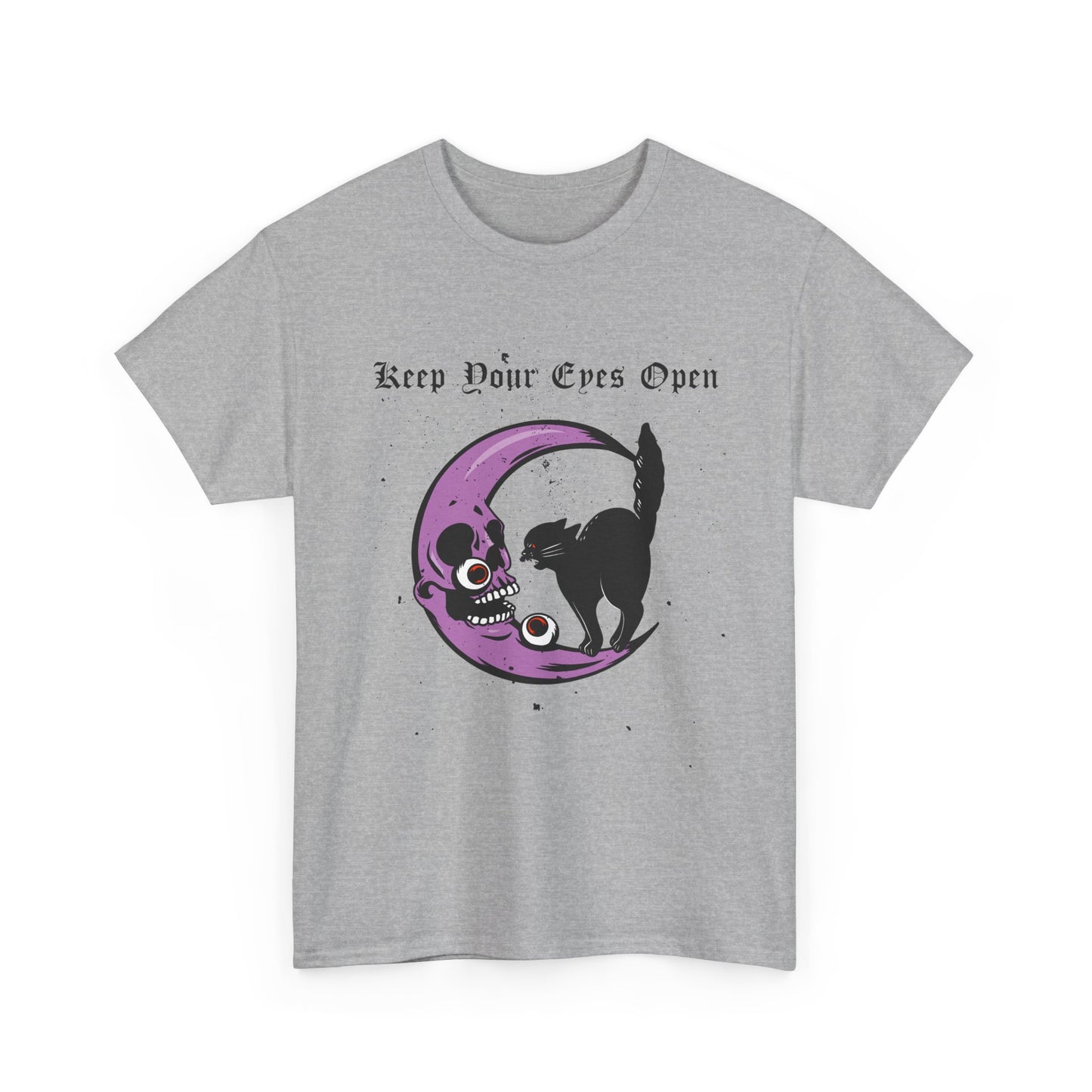 Cosmic Cat T-Shirt, Spooky Graphic Tee, Unisex Halloween Shirt, Gift for Cat Lovers, Fall Fashion Essentials