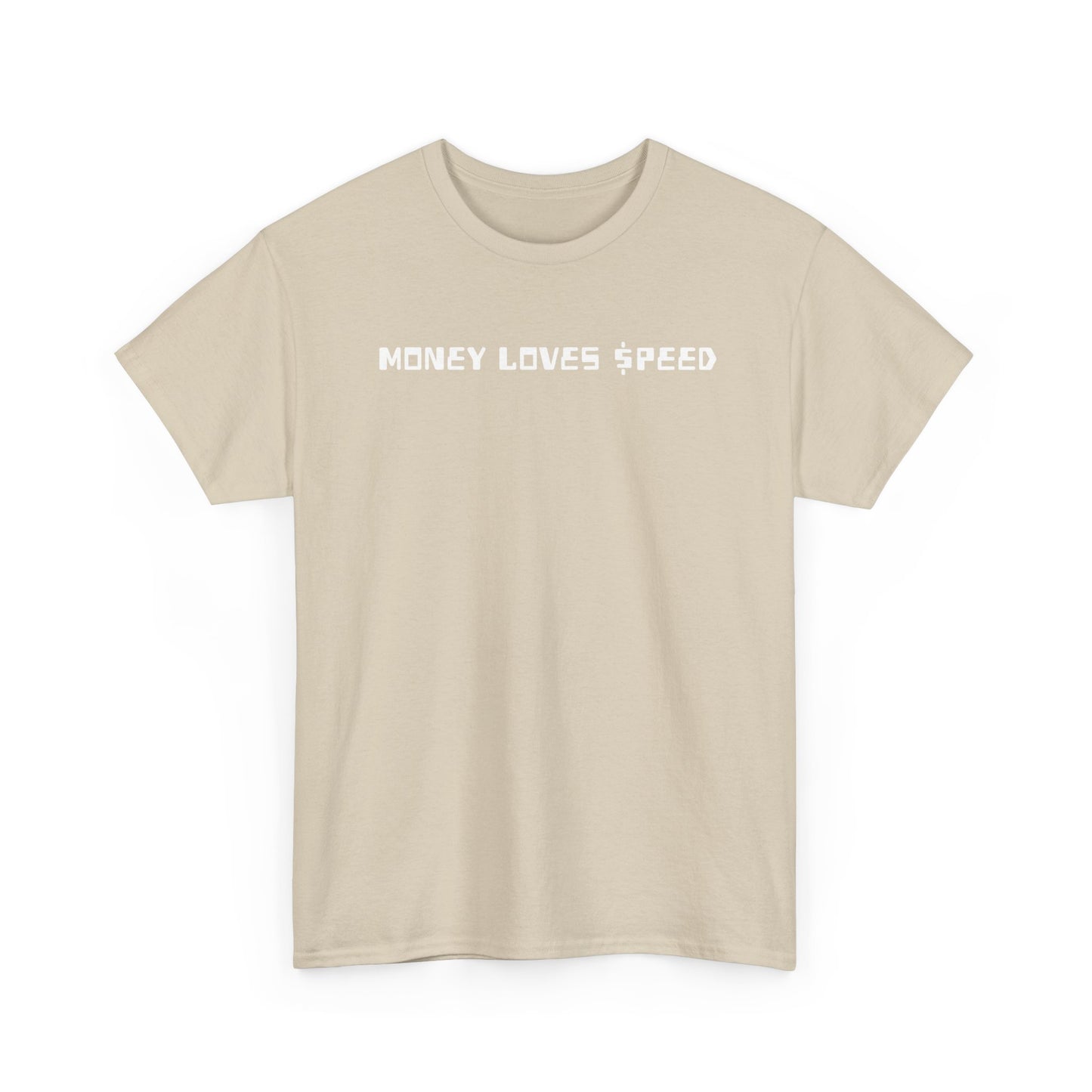 Bold Quote Money Loves Speed Unisex Tee, Graphic T-Shirt, Inspirational Shirt, Motivational Quote Top, Unisex Clothing, Money Quote Shirt