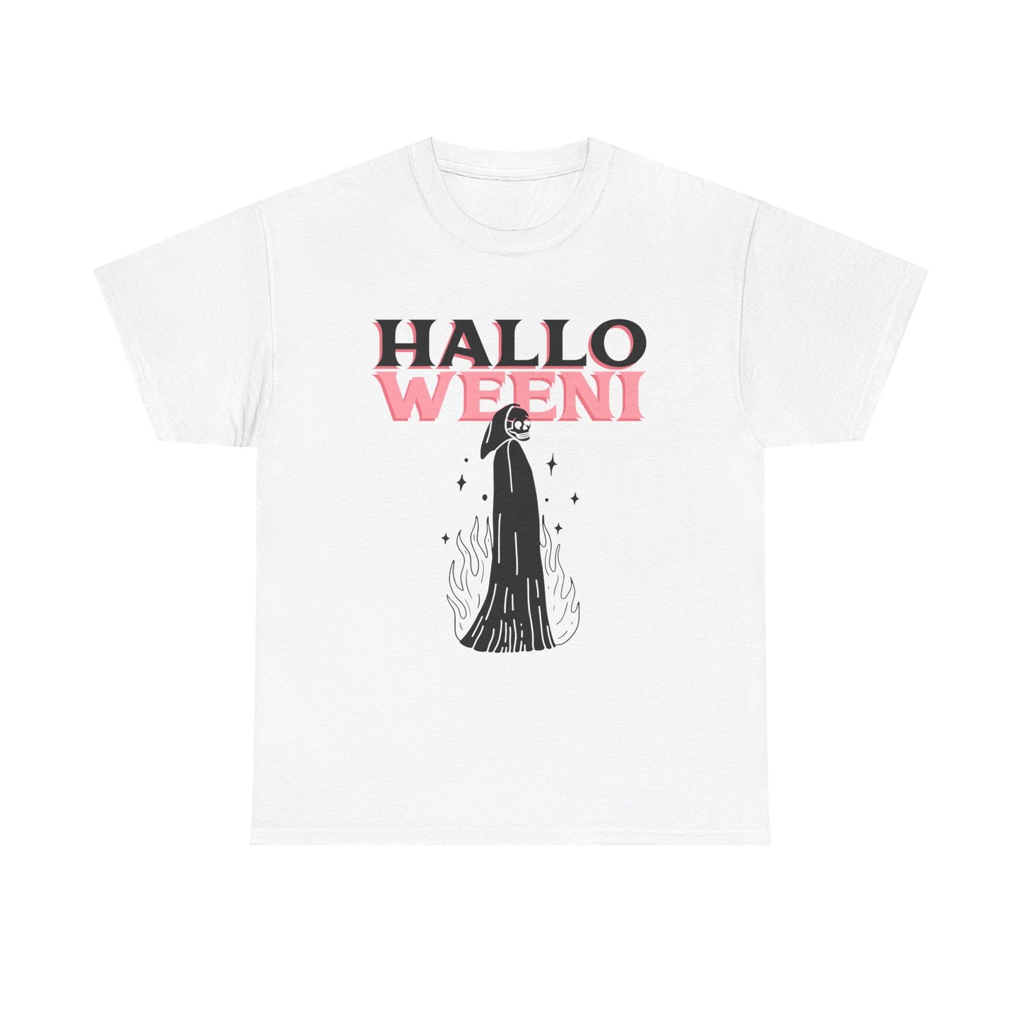 Unisex Halloween Graphic Tee, HALLOWEENI Tee, Spooky Season Shirt, Fall Fashion, Party Outfit, Halloween Costume Idea