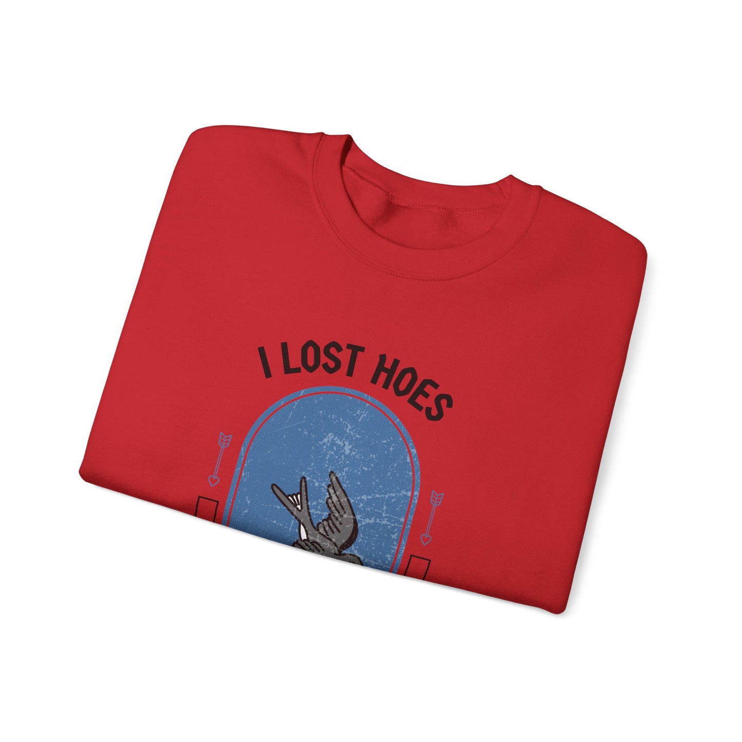 Heartbreak Funny Quote Unisex Sweatshirt, Lost Hoes Never Lost Hope, Crewneck Jumper, Humor Sweater, Funny Statement Apparel, Unisex Graphic
