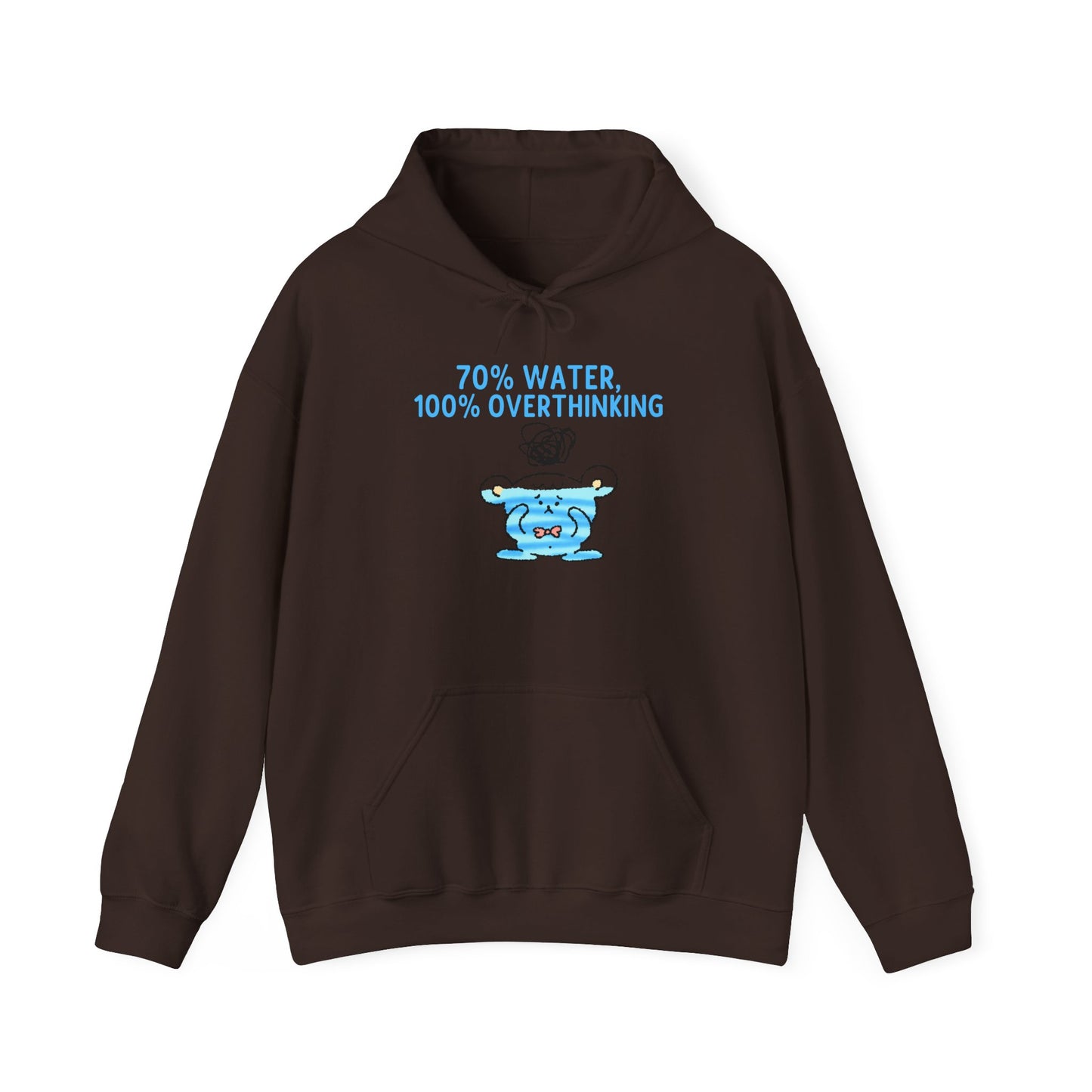 Whimsical Overthinking Hoodie | Unisex Heavy Blend Sweatshirt | Funny Gift for Anxiety, Cozy Wear for Students, Birthday Present