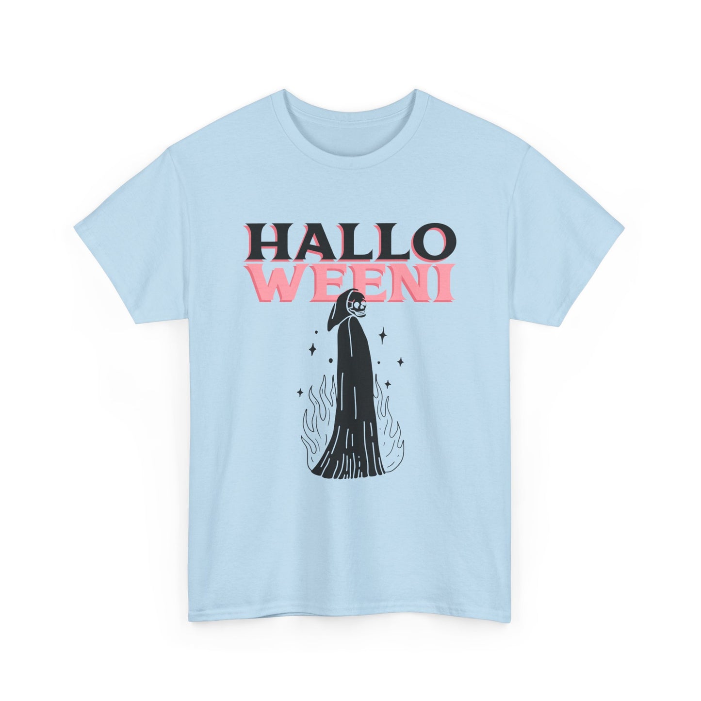 Unisex Halloween Graphic Tee, HALLOWEENI Tee, Spooky Season Shirt, Fall Fashion, Party Outfit, Halloween Costume Idea