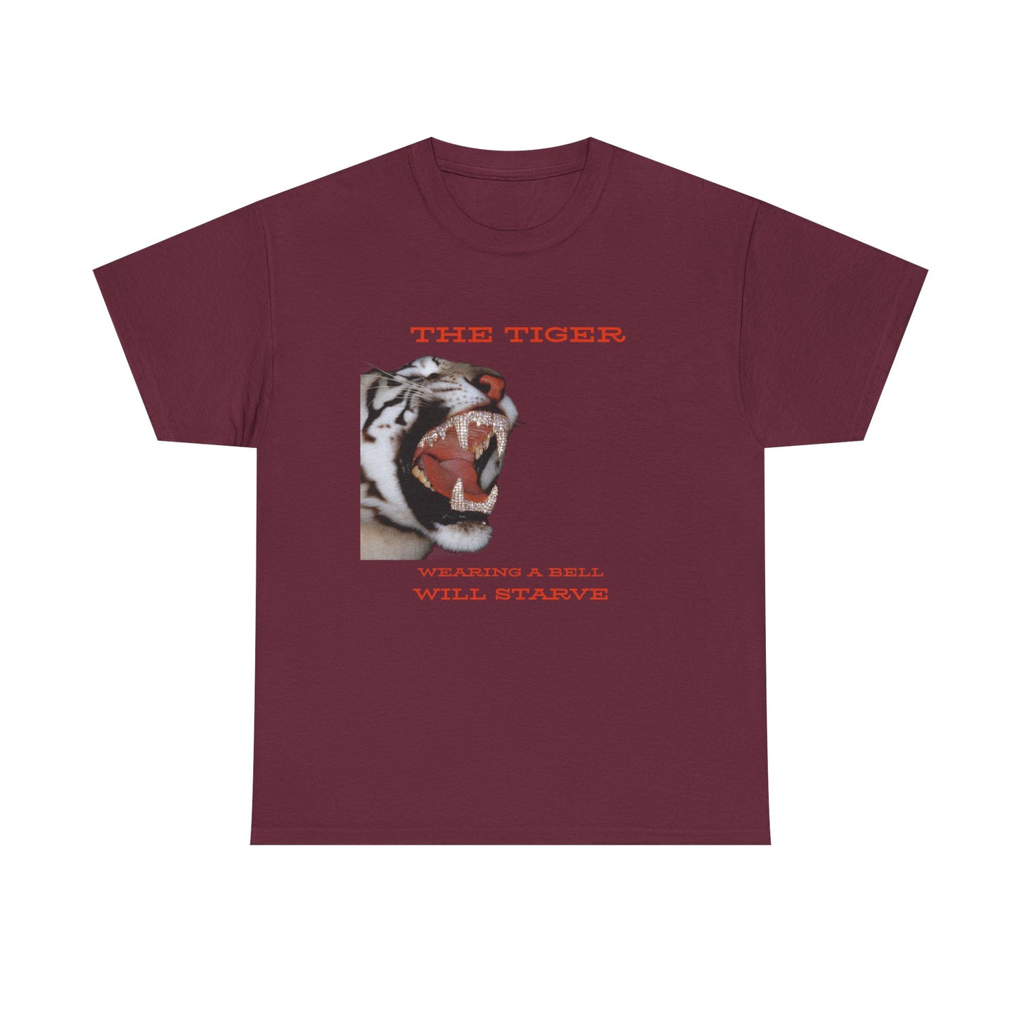 Bold Tiger Graphic Tee for Animal Lovers, Unique Gift for Birthdays, Casual Style, Statement Shirt, Festival Apparel