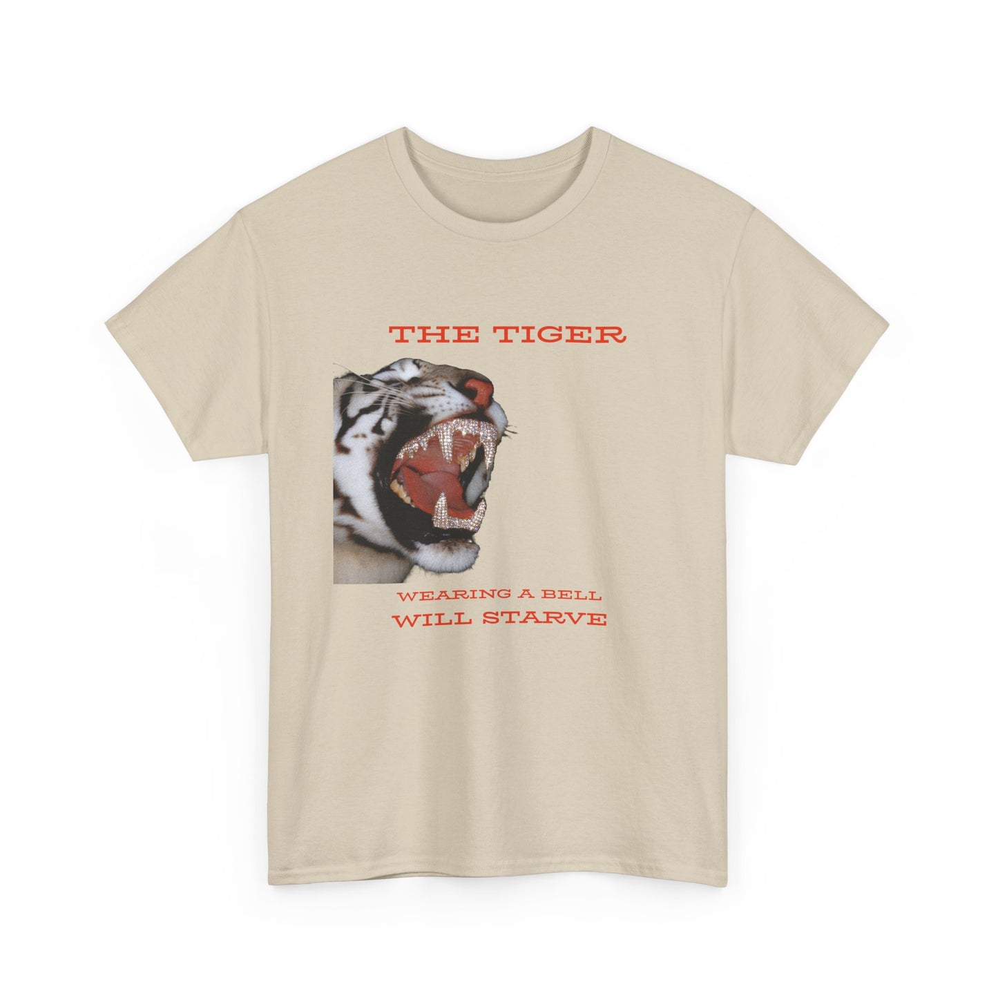 Bold Tiger Graphic Tee for Animal Lovers, Unique Gift for Birthdays, Casual Style, Statement Shirt, Festival Apparel