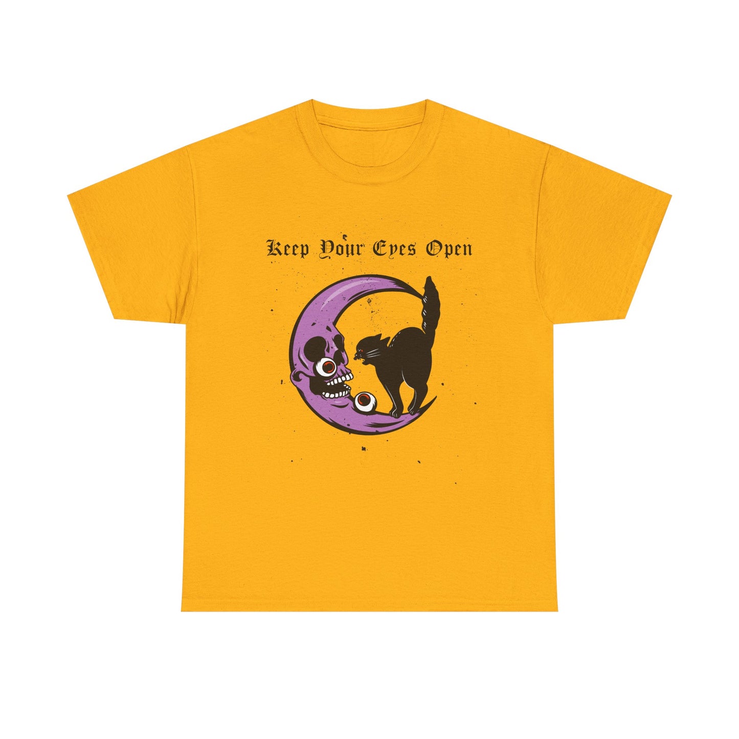 Cosmic Cat T-Shirt, Spooky Graphic Tee, Unisex Halloween Shirt, Gift for Cat Lovers, Fall Fashion Essentials