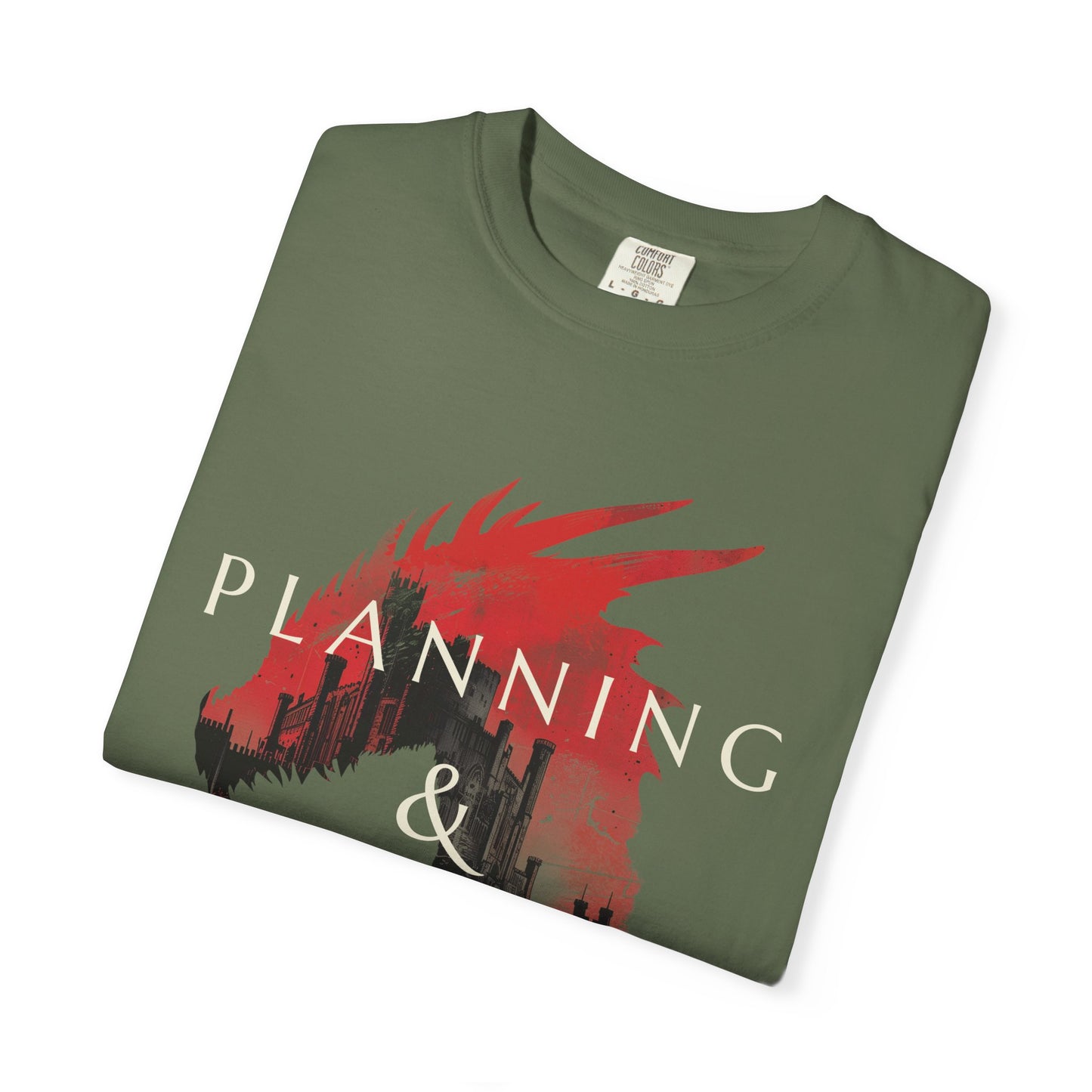Dragon Design Inspirational Unisex T-shirt, Motivational Planning & Plotting Kings Tee, Graphic Tee, Gift for Him, Gift for Her