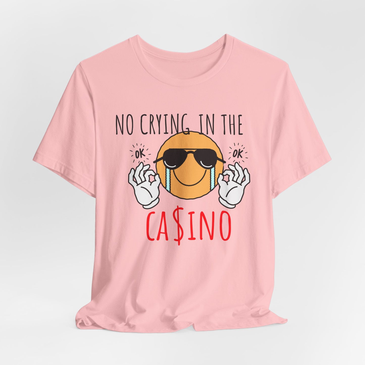 Casino Vibes Tee - No Crying in the Casino, Funny Graphic T-Shirt for Gamblers, Gift for Casino Lovers, Game Night Apparel, Unisex [...]