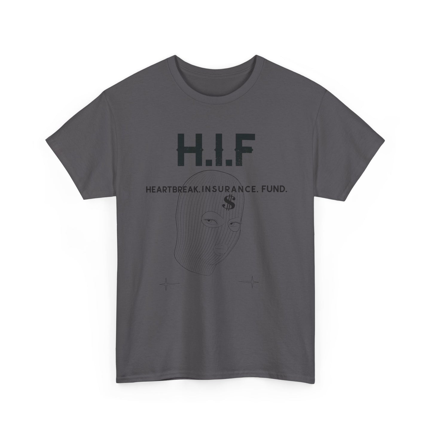 Heartbreak Insurance Fund Tee, Unisex Cotton T-Shirt, Casual Wear, Gift for Friends, Statement Tee, Unique Graphic Shirt