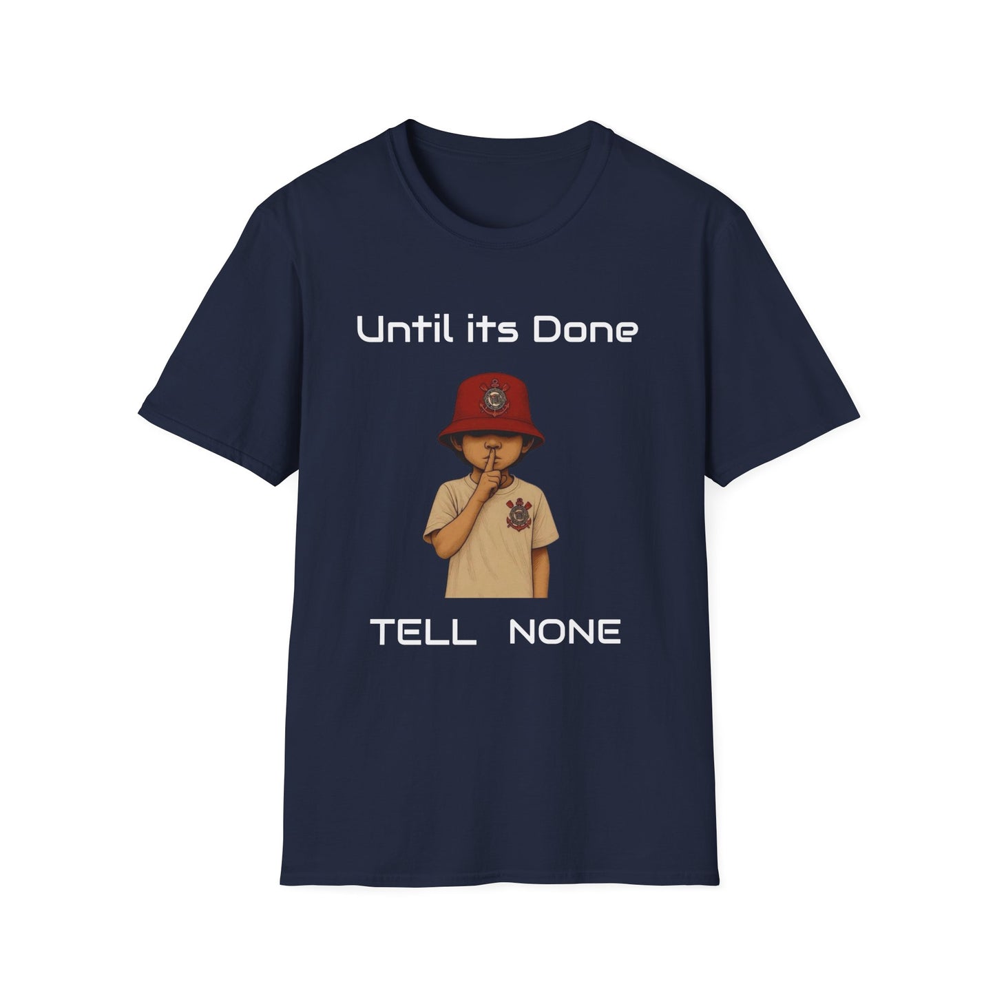 Unisex Softstyle T-Shirt with Kid's Playful Design, Trendy Casual Wear, Gift for Kids, Summer Outfit, Fun Graphic Tee