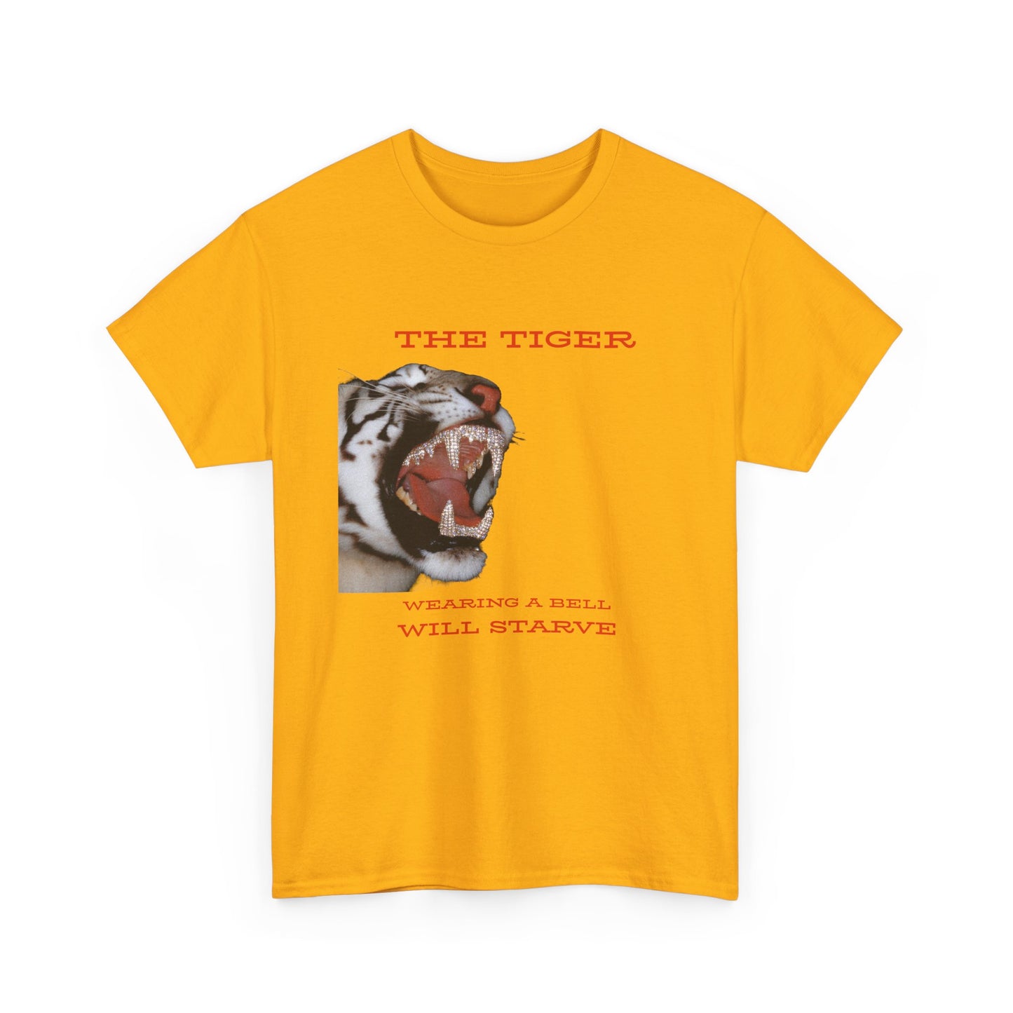Bold Tiger Graphic Tee for Animal Lovers, Unique Gift for Birthdays, Casual Style, Statement Shirt, Festival Apparel
