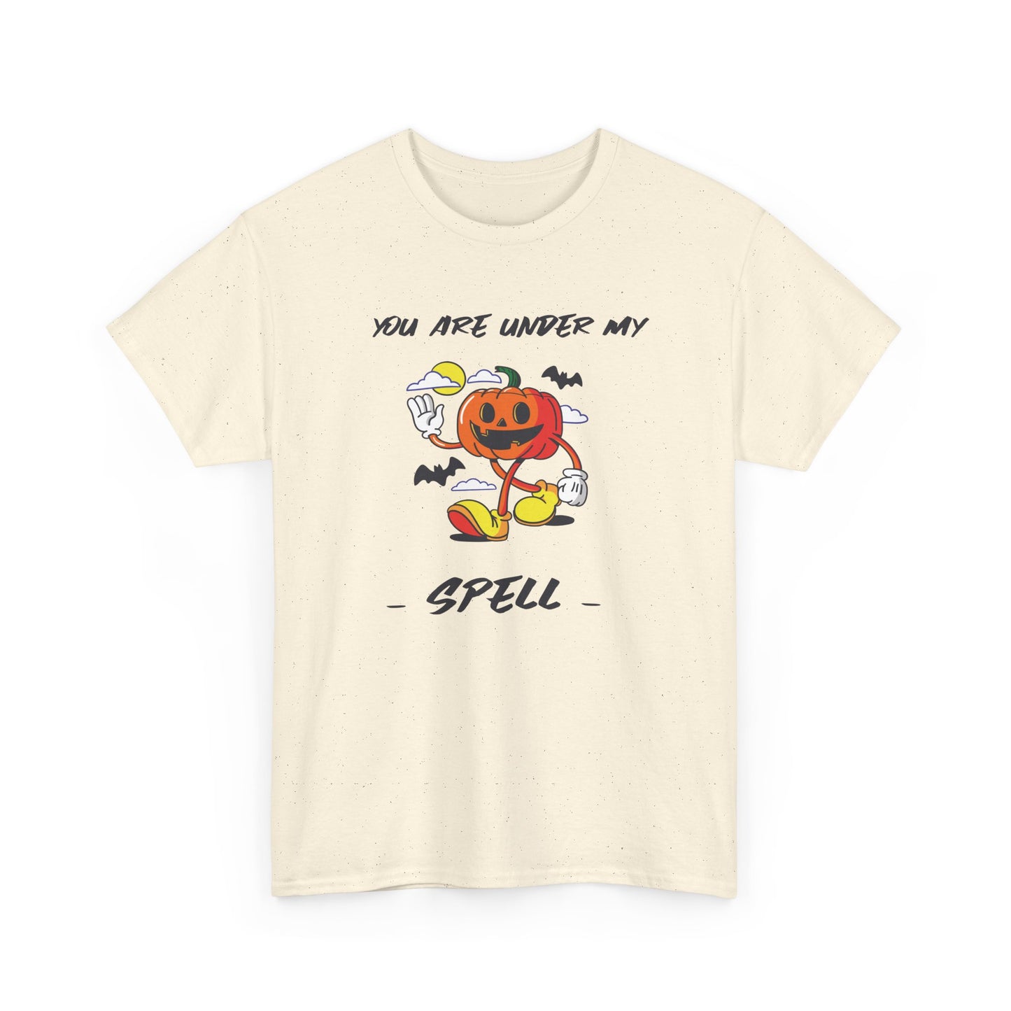 You Are Under My Spell Pumpkin Tee, Halloween Shirt, Unisex Cotton T-Shirt, Fall Fashion, Spooky Season Apparel