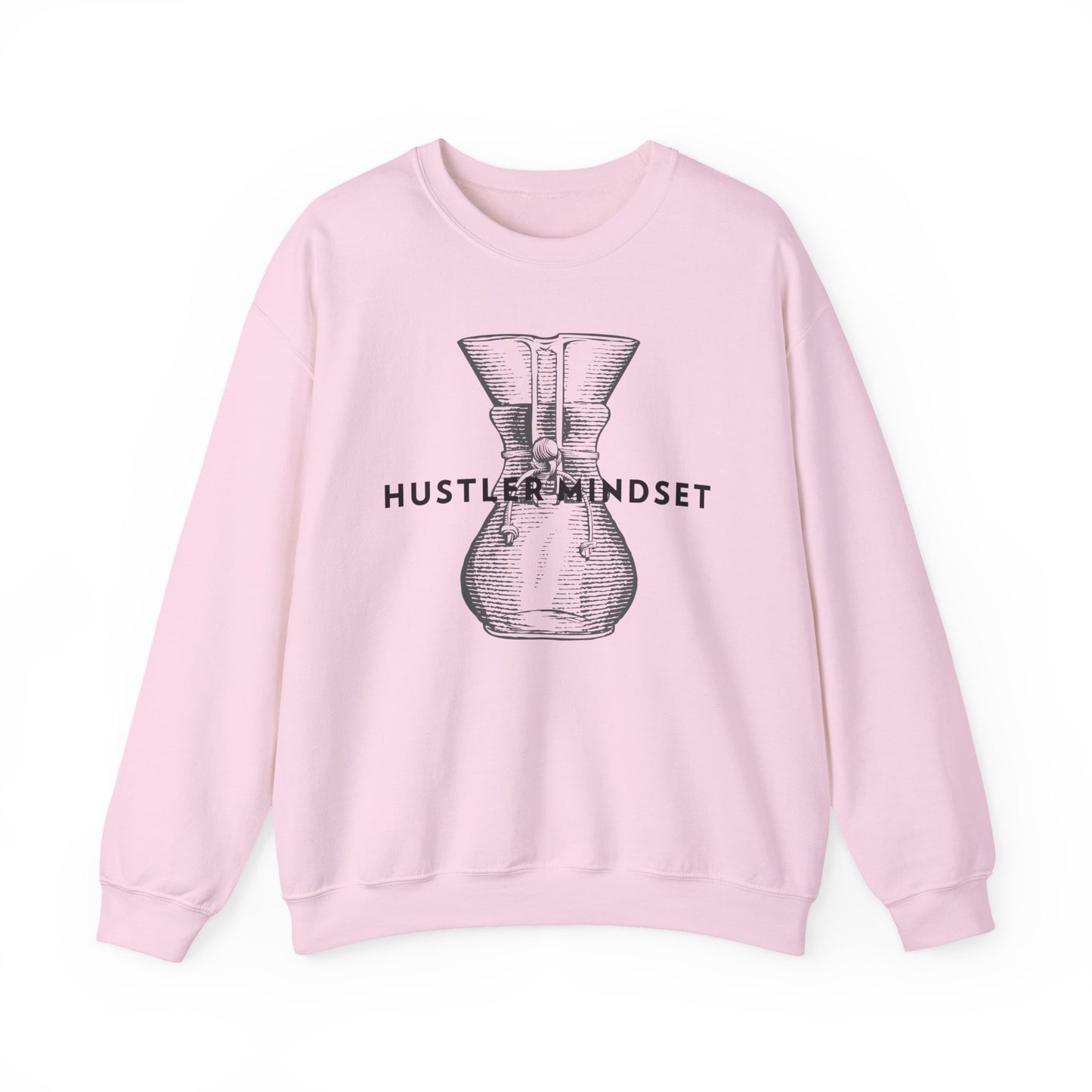 Hustler Mindset Sweatshirt | Cozy Unisex Crewneck for Entrepreneurs, Casual Wear, Gift for Motivators, Inspirational Apparel