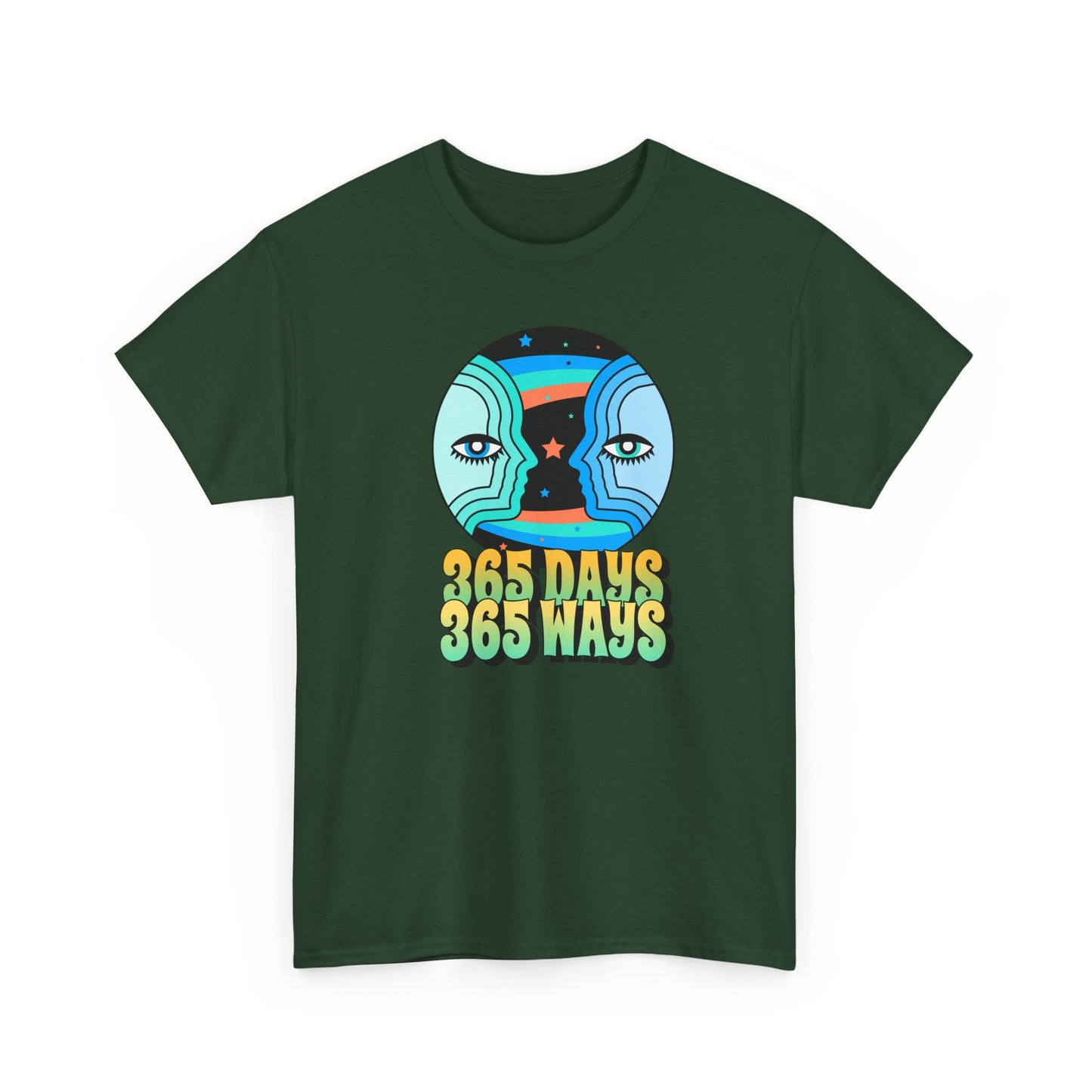Retro Graphic Tee, Inspirational Quote Shirt, Unisex Cotton Tshirt, 365 Days 365 Ways, Gift for Him Her, Vintage Graphic Tee, Motivational