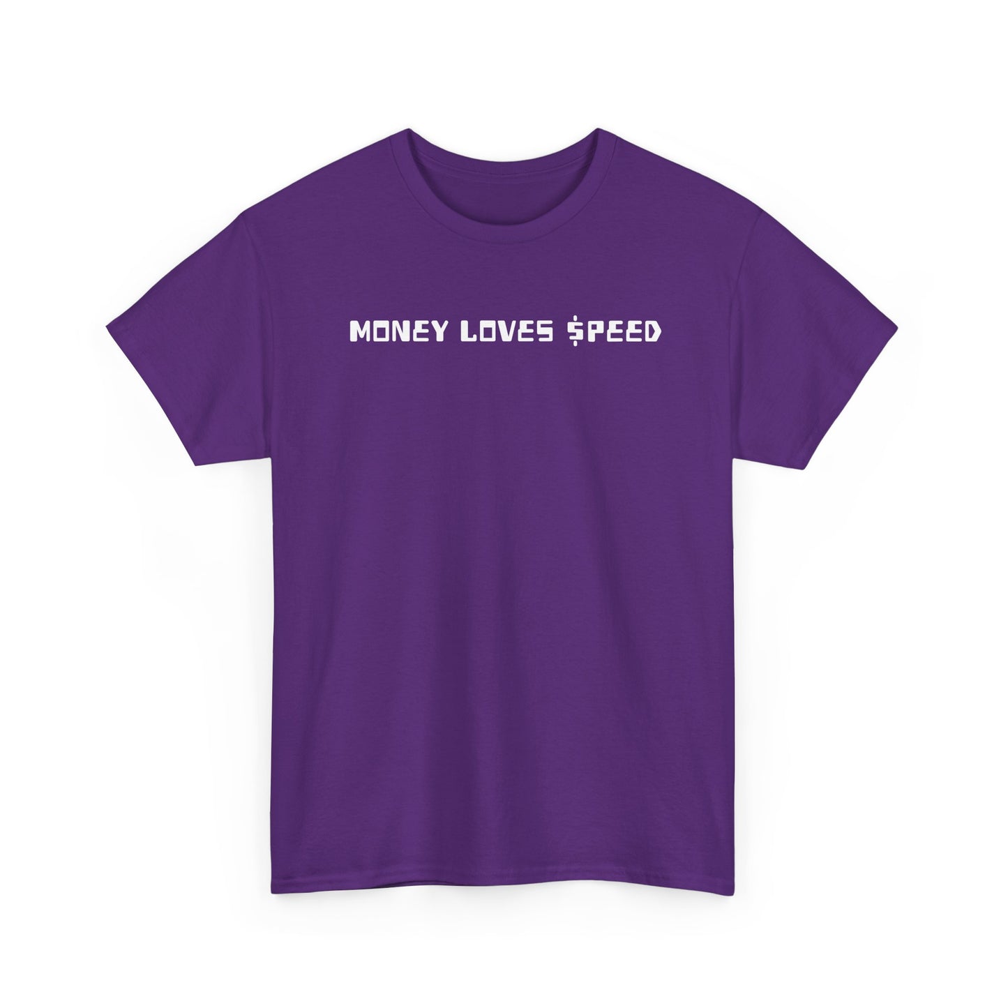 Bold Quote Money Loves Speed Unisex Tee, Graphic T-Shirt, Inspirational Shirt, Motivational Quote Top, Unisex Clothing, Money Quote Shirt