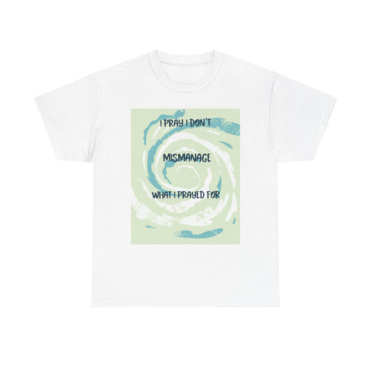 Inspirational Unisex Heavy Cotton Tee, Motivational T-Shirt, Casual Wear, Unique Gift, Faith-Based Apparel
