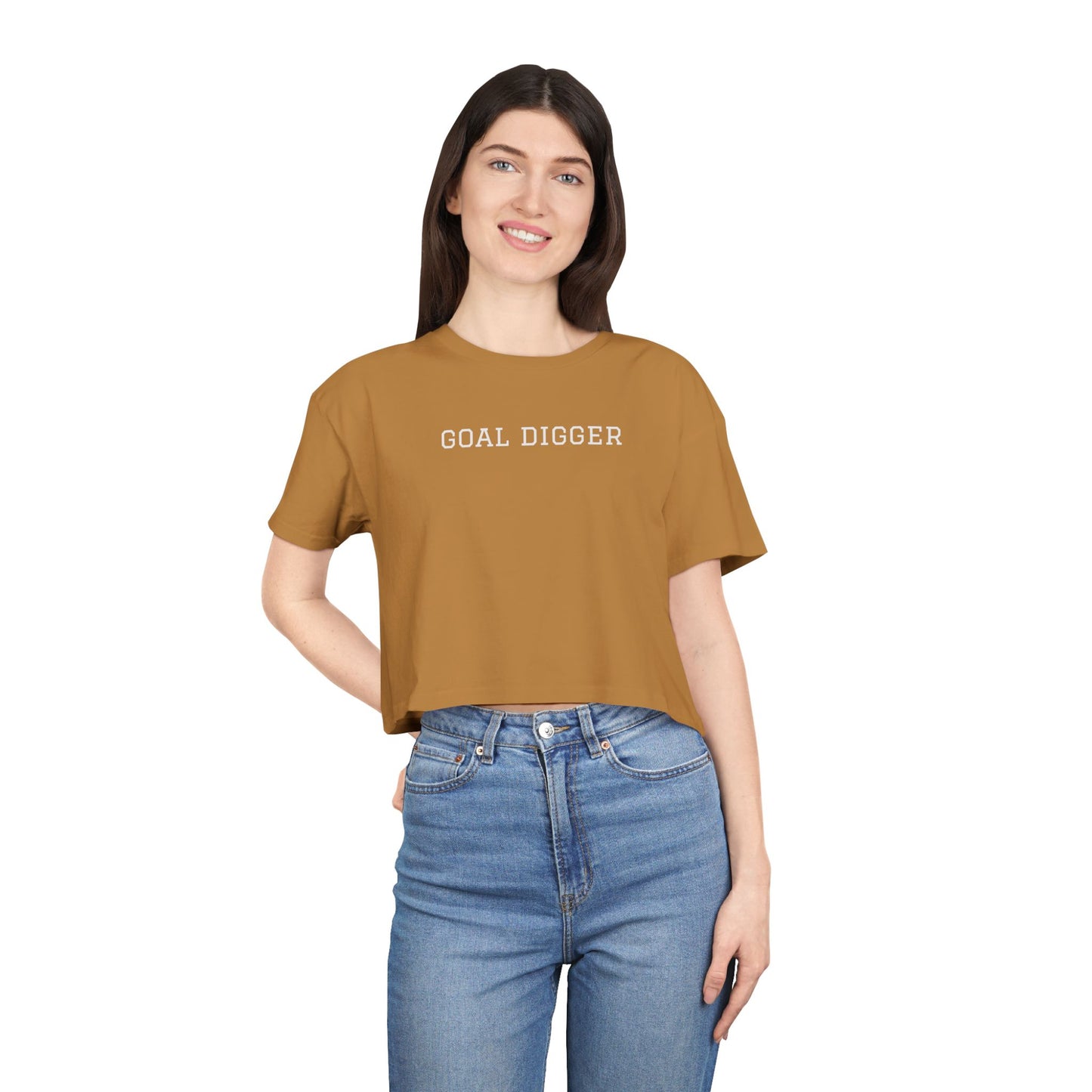 Trendy Women's Crop Tee for Casual Style, Summer Top, Streetwear, Gift for Her, Everyday Wear