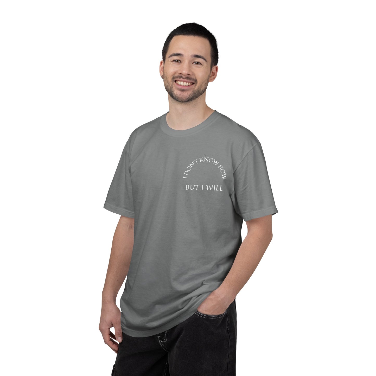 Praying Hands Floral T-Shirt, Unisex Casual Tee, Summer Fashion, Gift for Friends, Spiritual Wear, Everyday Comfort