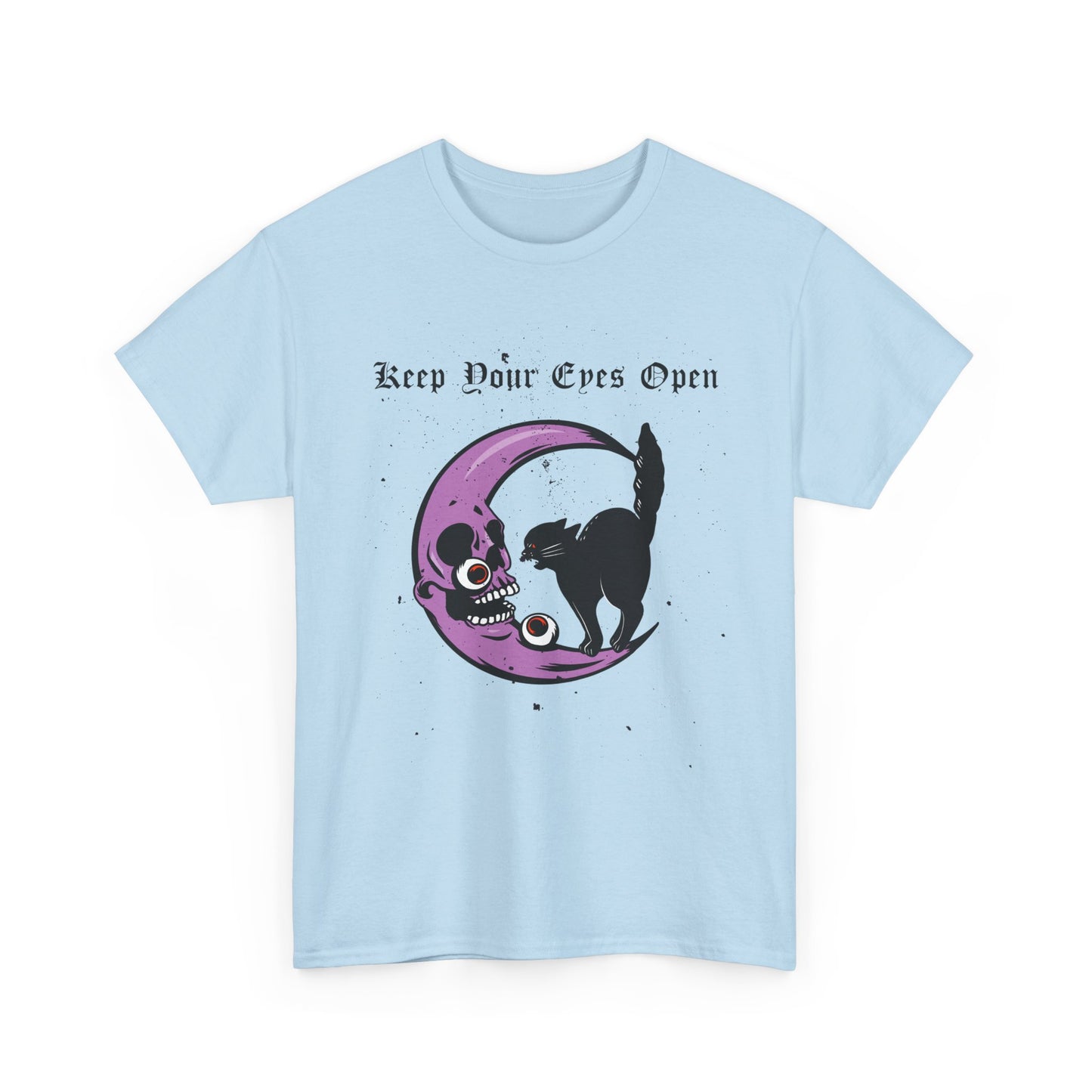 Cosmic Cat T-Shirt, Spooky Graphic Tee, Unisex Halloween Shirt, Gift for Cat Lovers, Fall Fashion Essentials