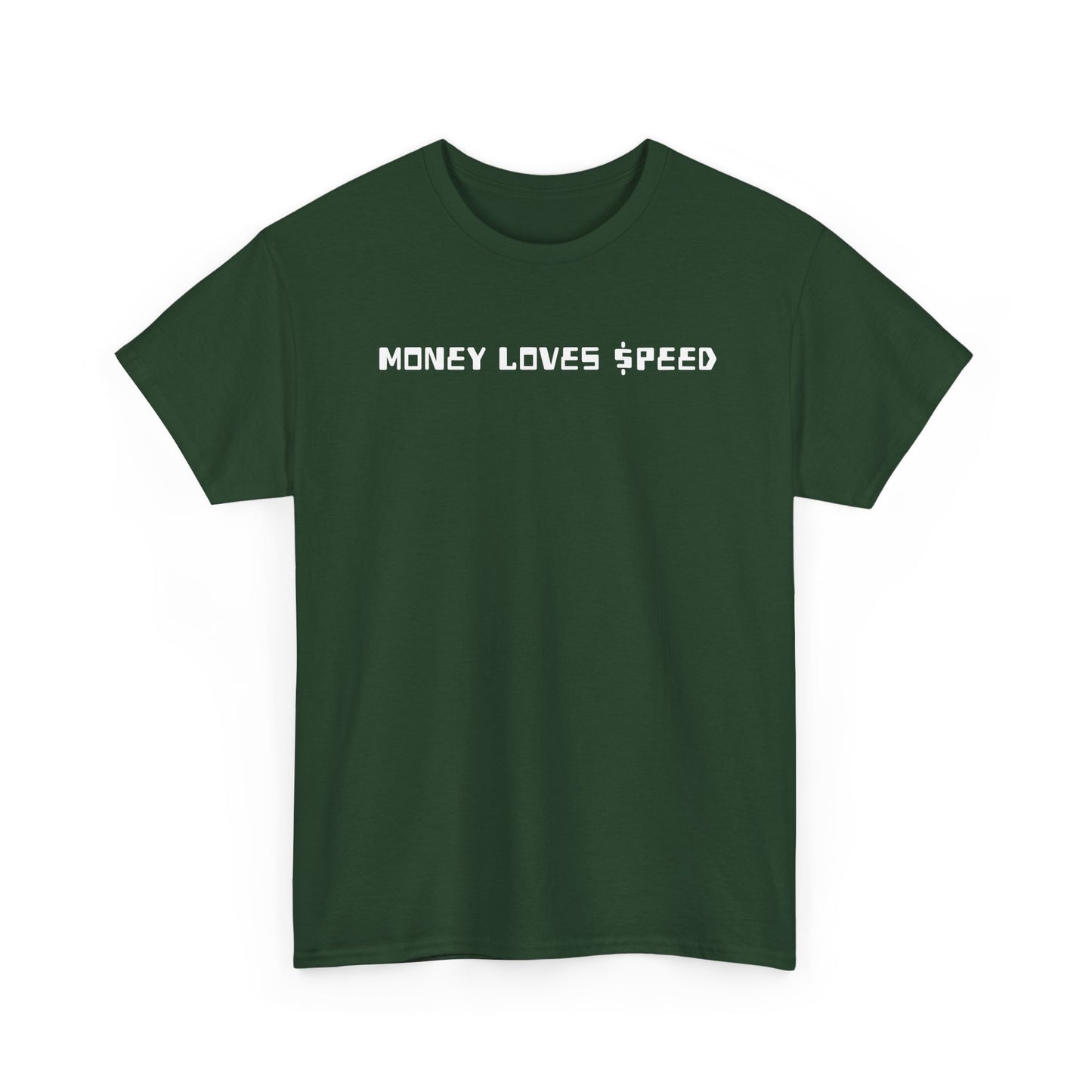 Bold Quote Money Loves Speed Unisex Tee, Graphic T-Shirt, Inspirational Shirt, Motivational Quote Top, Unisex Clothing, Money Quote Shirt
