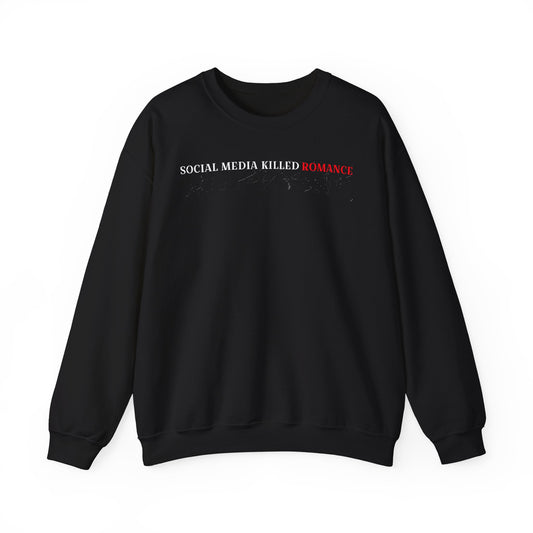 Romantic Heart Sweatshirt - Unisex Cozy Crewneck for Valentine's Day, Gift for Couples, Love, Casual Chic Style, Seasonal Comfort