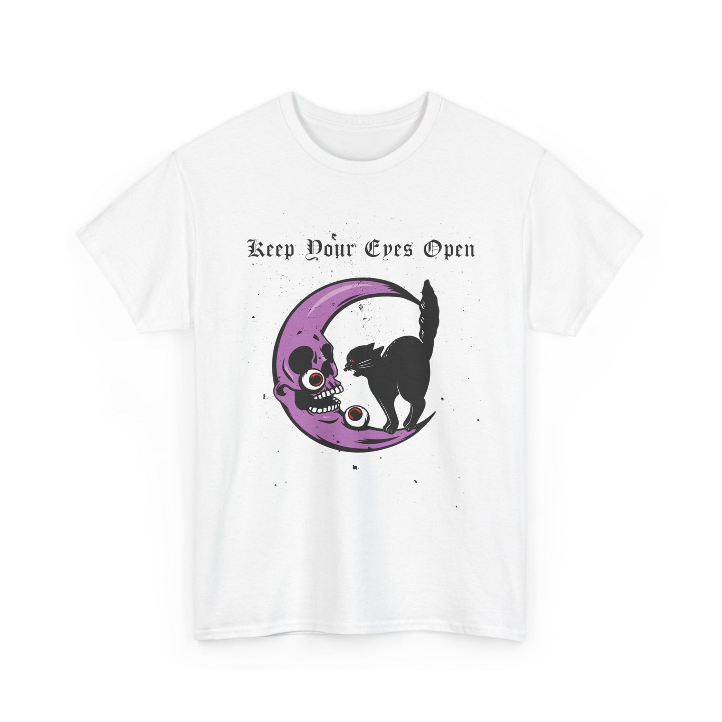 Cosmic Cat T-Shirt, Spooky Graphic Tee, Unisex Halloween Shirt, Gift for Cat Lovers, Fall Fashion Essentials