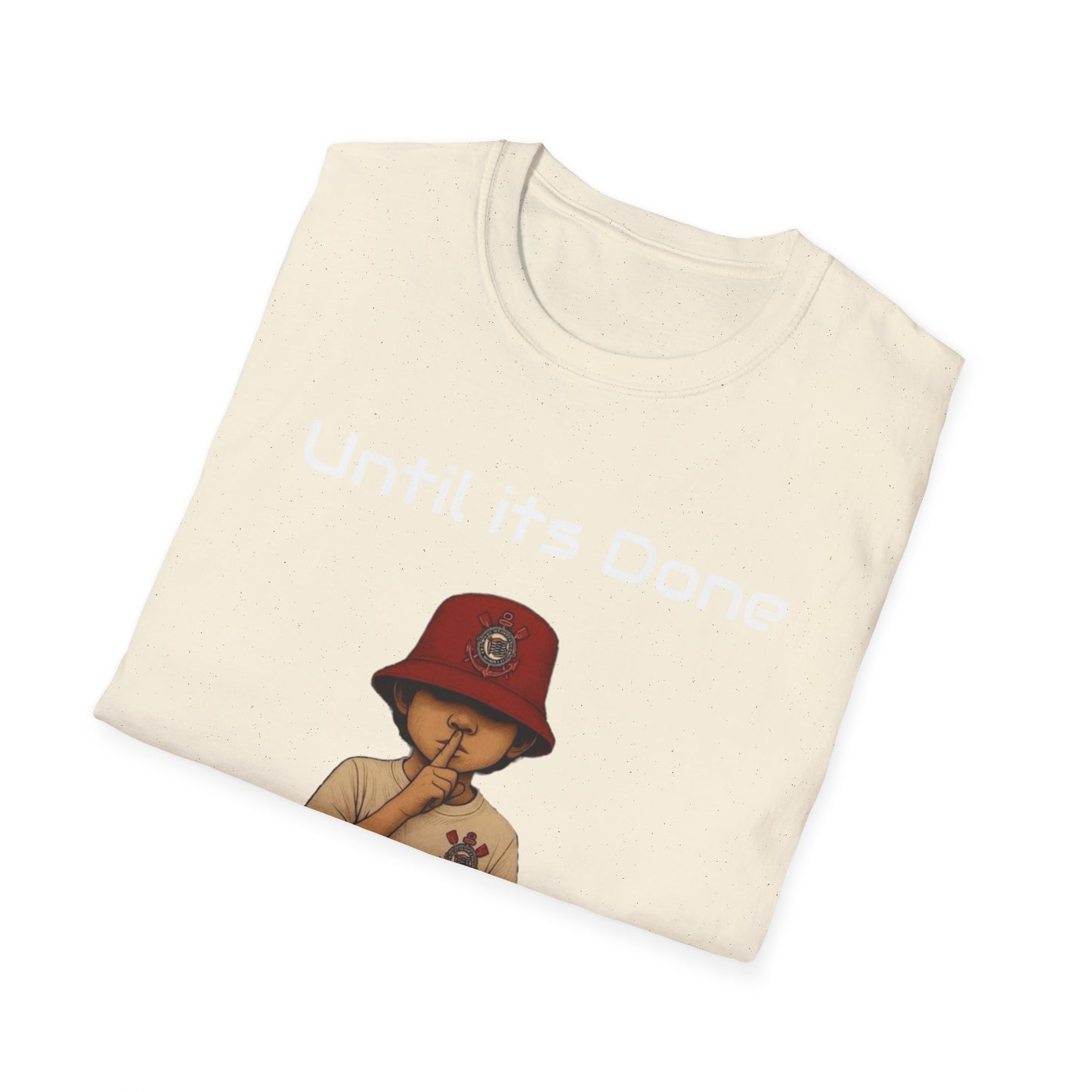 Unisex Softstyle T-Shirt with Kid's Playful Design, Trendy Casual Wear, Gift for Kids, Summer Outfit, Fun Graphic Tee