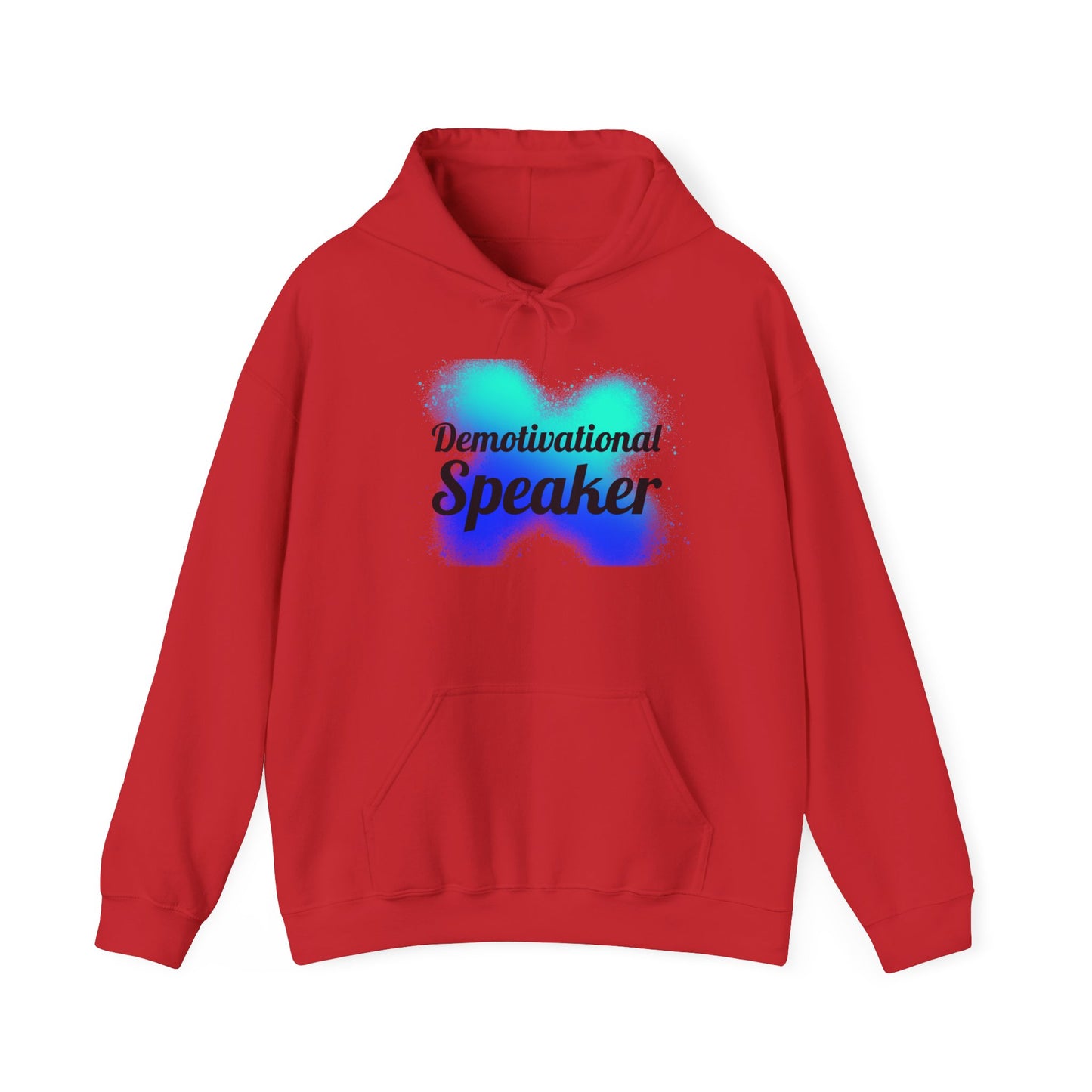 Demotivational Speaker Hoodie | Funny Gift, Unisex Sweatshirt, Casual Wear, Humor Apparel, Motivational Joke Clothing