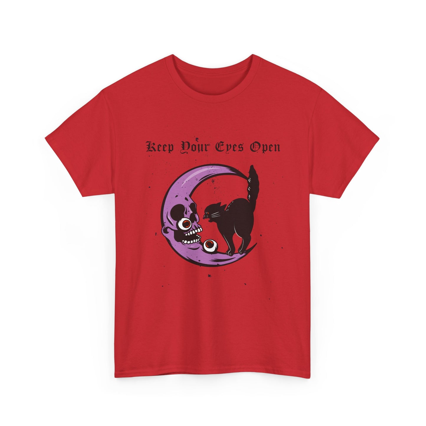 Cosmic Cat T-Shirt, Spooky Graphic Tee, Unisex Halloween Shirt, Gift for Cat Lovers, Fall Fashion Essentials