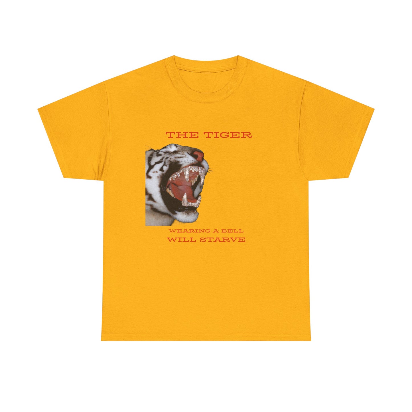 Bold Tiger Graphic Tee for Animal Lovers, Unique Gift for Birthdays, Casual Style, Statement Shirt, Festival Apparel