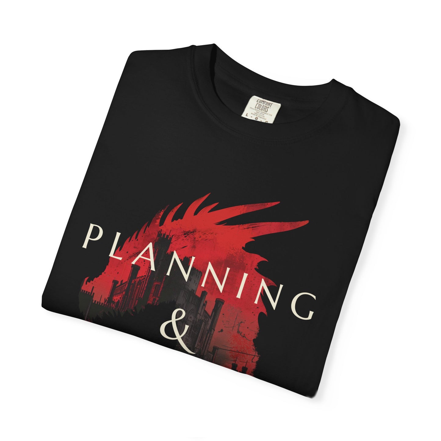 Dragon Design Inspirational Unisex T-shirt, Motivational Planning & Plotting Kings Tee, Graphic Tee, Gift for Him, Gift for Her