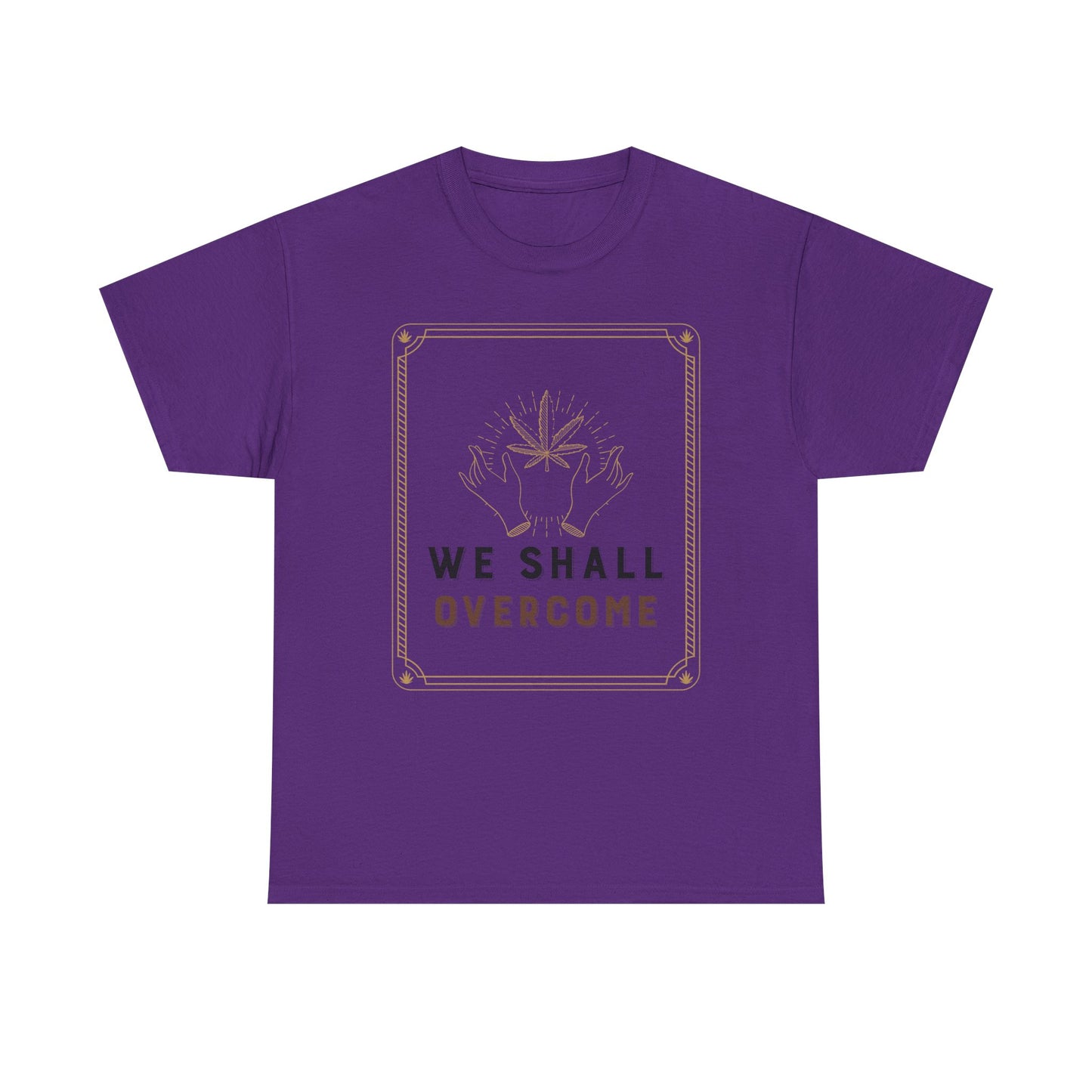Empowerment Graphic Tee - WE SHALL OVERCOME, Protest Shirt, Inspirational Apparel, Gift for Activists, Unisex Cotton T-Shirt