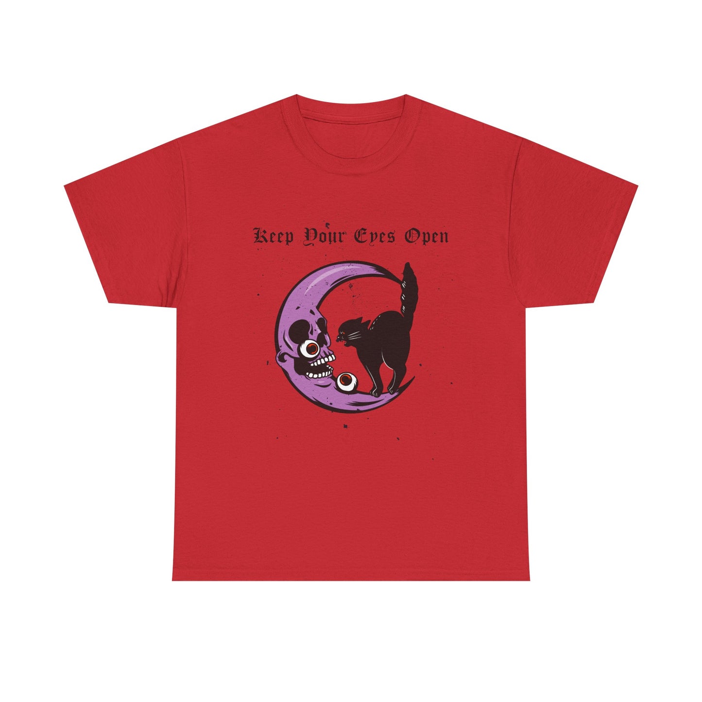 Cosmic Cat T-Shirt, Spooky Graphic Tee, Unisex Halloween Shirt, Gift for Cat Lovers, Fall Fashion Essentials