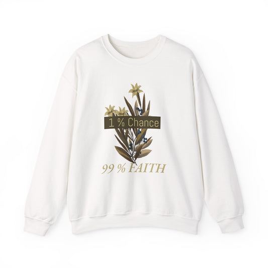 Inspirational Floral Crewneck Sweatshirt, Motivational Gift, Unisex Sweatshirt, Positive Vibes, Cozy Fashion