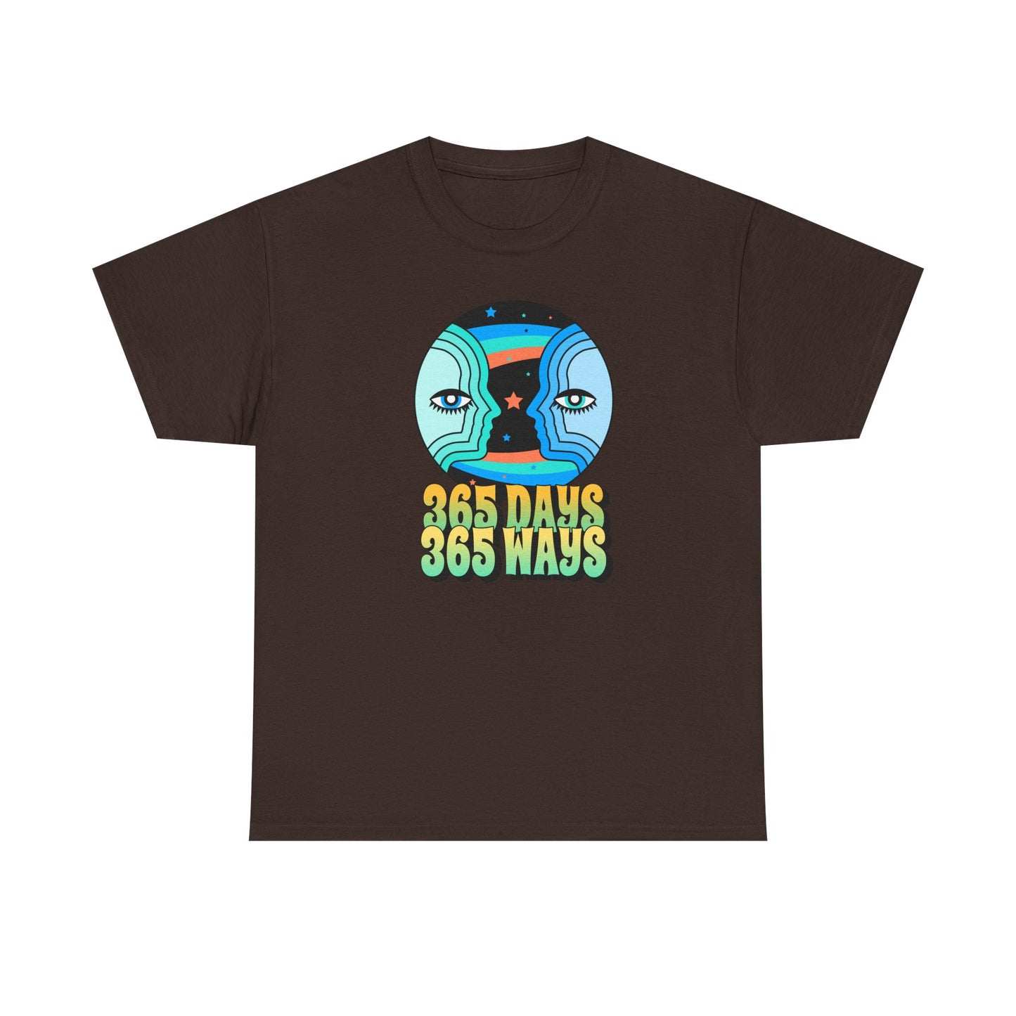 Retro Graphic Tee, Inspirational Quote Shirt, Unisex Cotton Tshirt, 365 Days 365 Ways, Gift for Him Her, Vintage Graphic Tee, Motivational