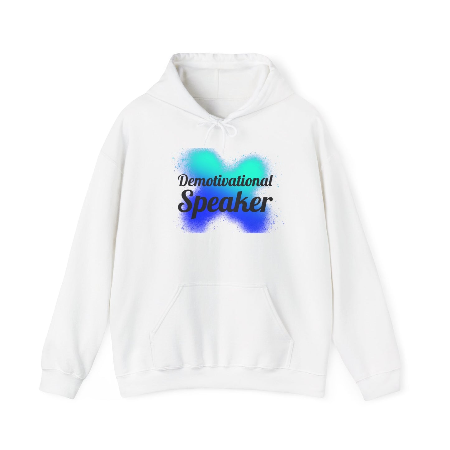 Demotivational Speaker Hoodie | Funny Gift, Unisex Sweatshirt, Casual Wear, Humor Apparel, Motivational Joke Clothing