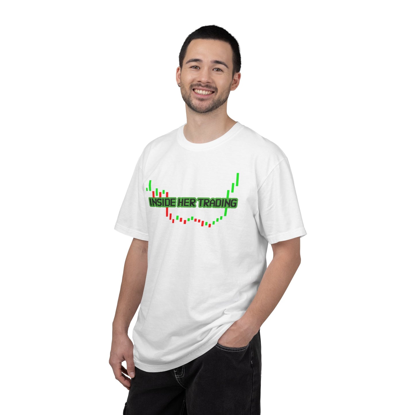 Funny Quote Insider Her Trading Unisex Garment-Dyed T-shirt for Boyfriend Gift, Crypto Graph Tee, Finance Shirt, Stock Market Top, Day
